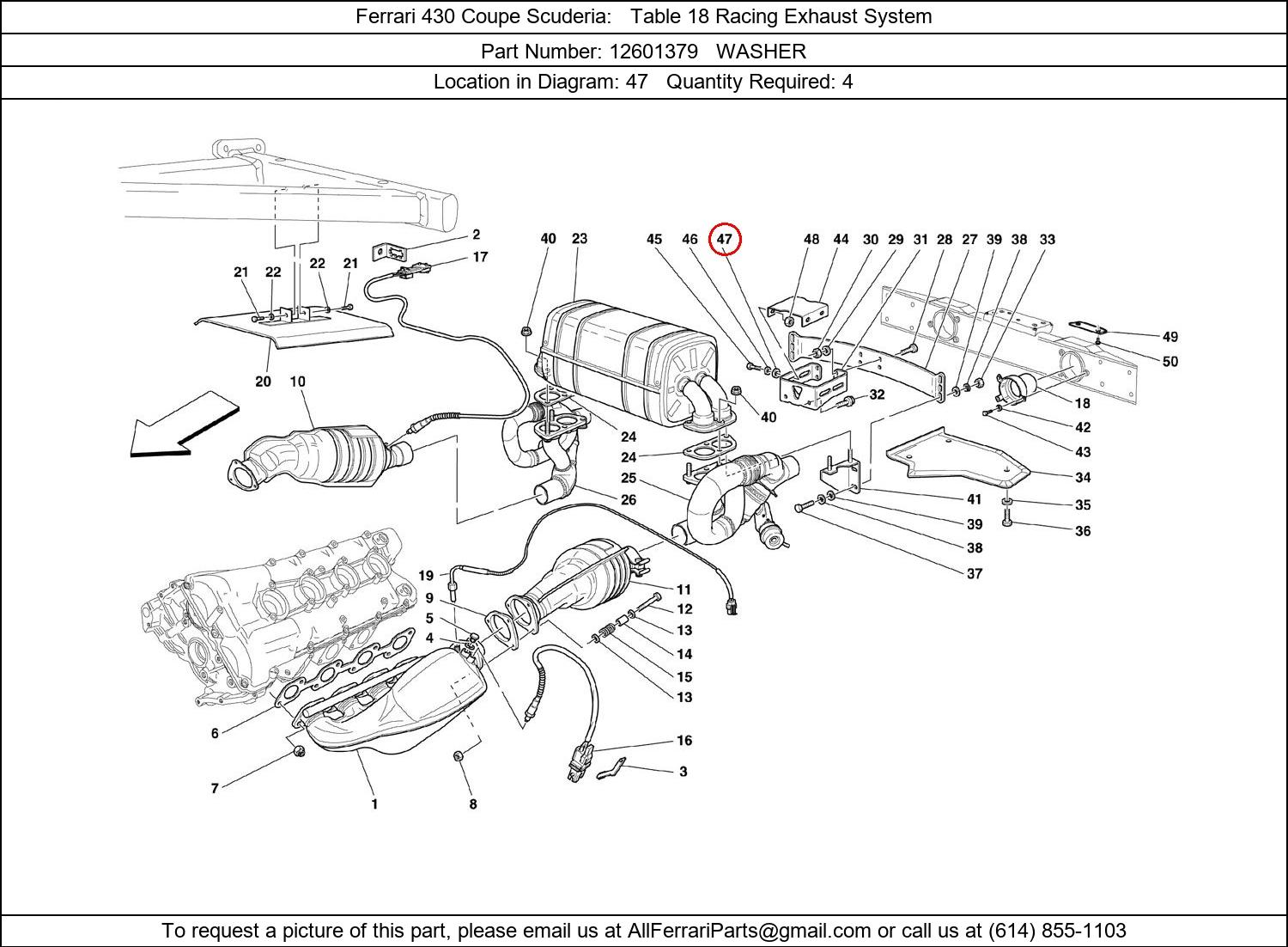 Ferrari Part 12601379