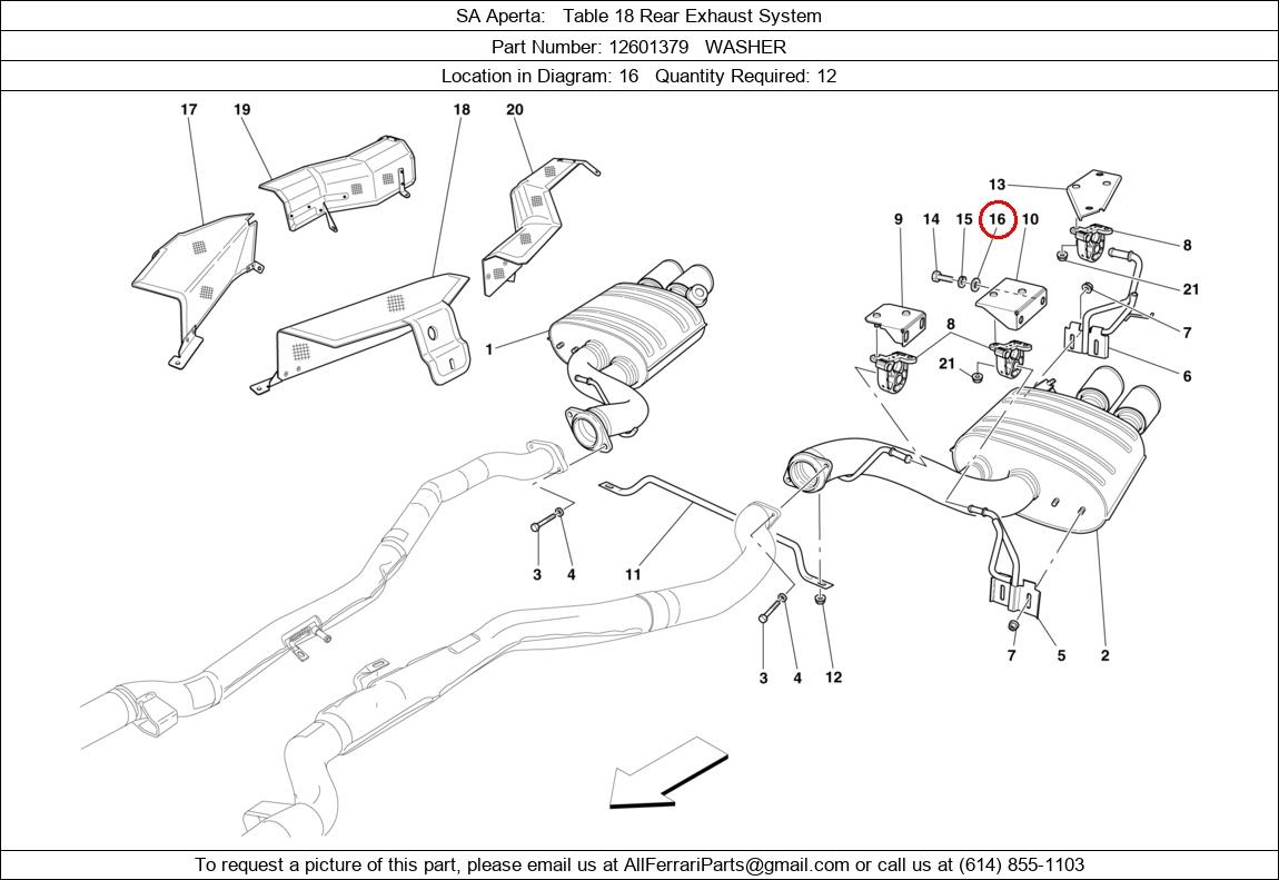 Ferrari Part 12601379