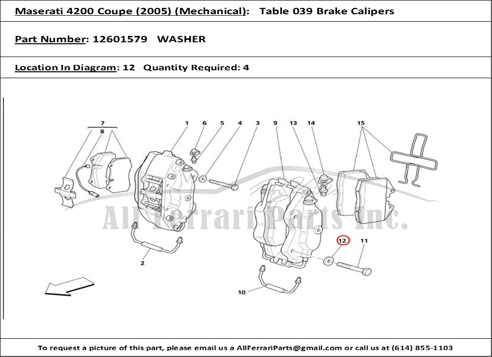 Ferrari Part 12601579