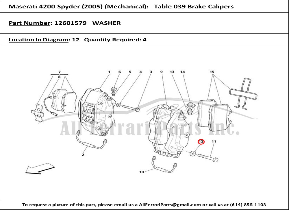 Ferrari Part 12601579