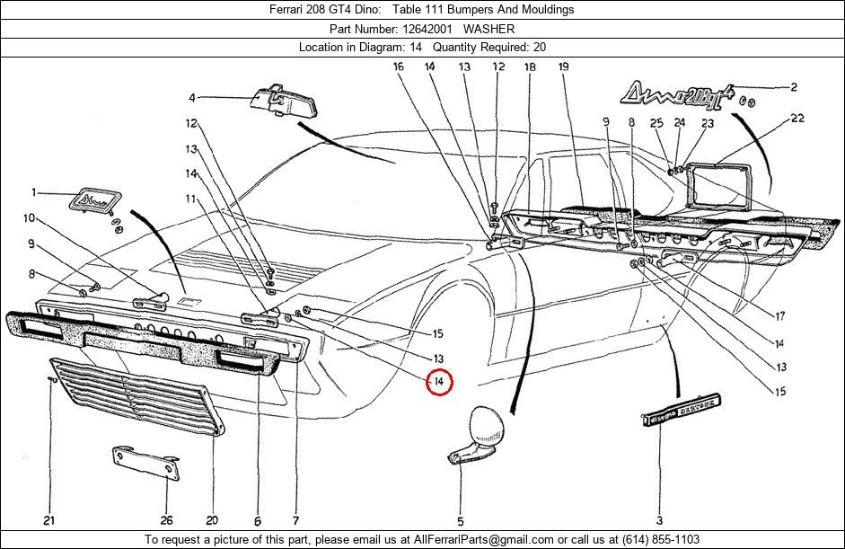 Ferrari Part 12642001