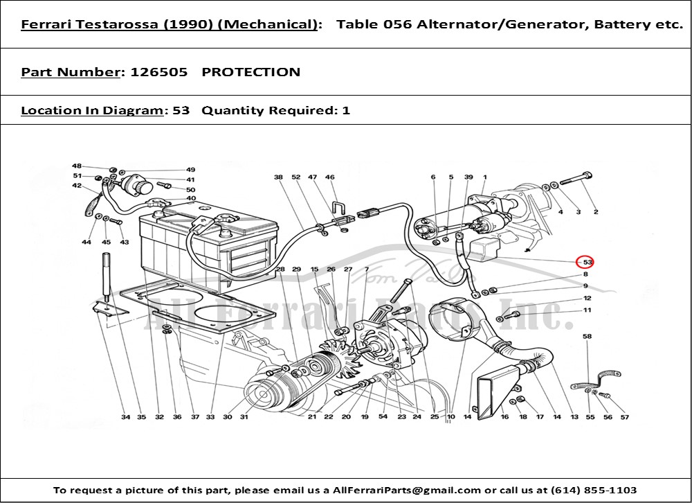 Ferrari Part 126505