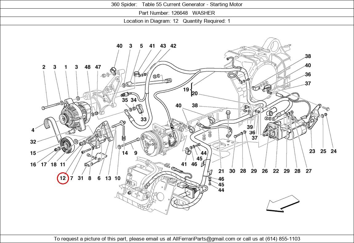 Ferrari Part 126648