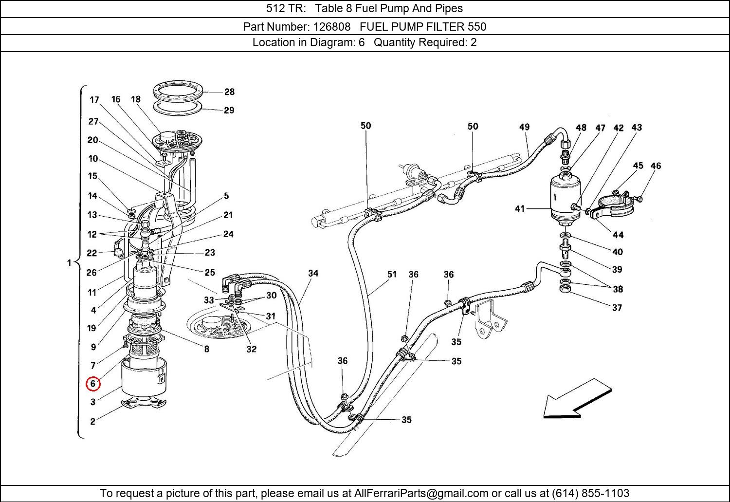 Ferrari Part 126808