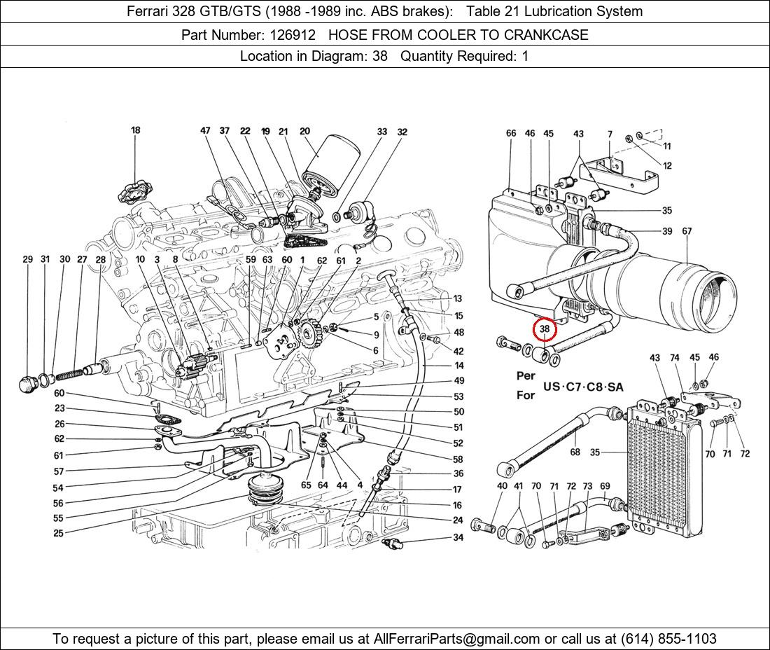 Ferrari Part 126912