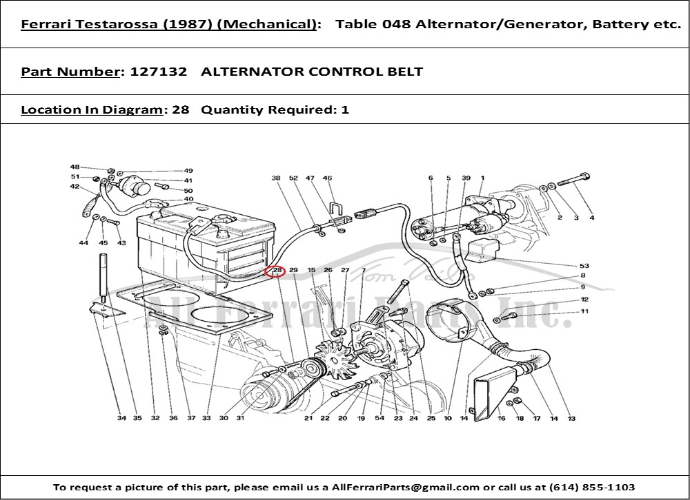 Ferrari Part 127132