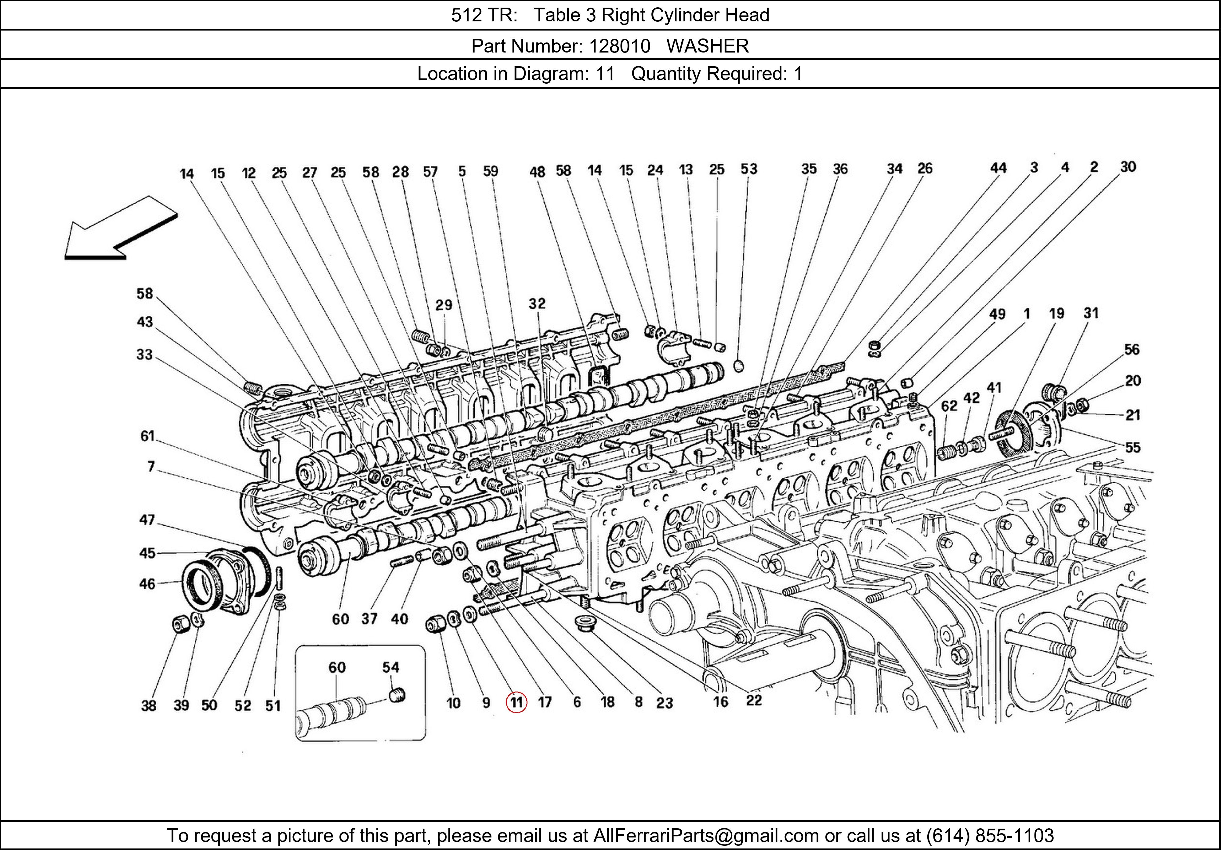 Ferrari Part 128010