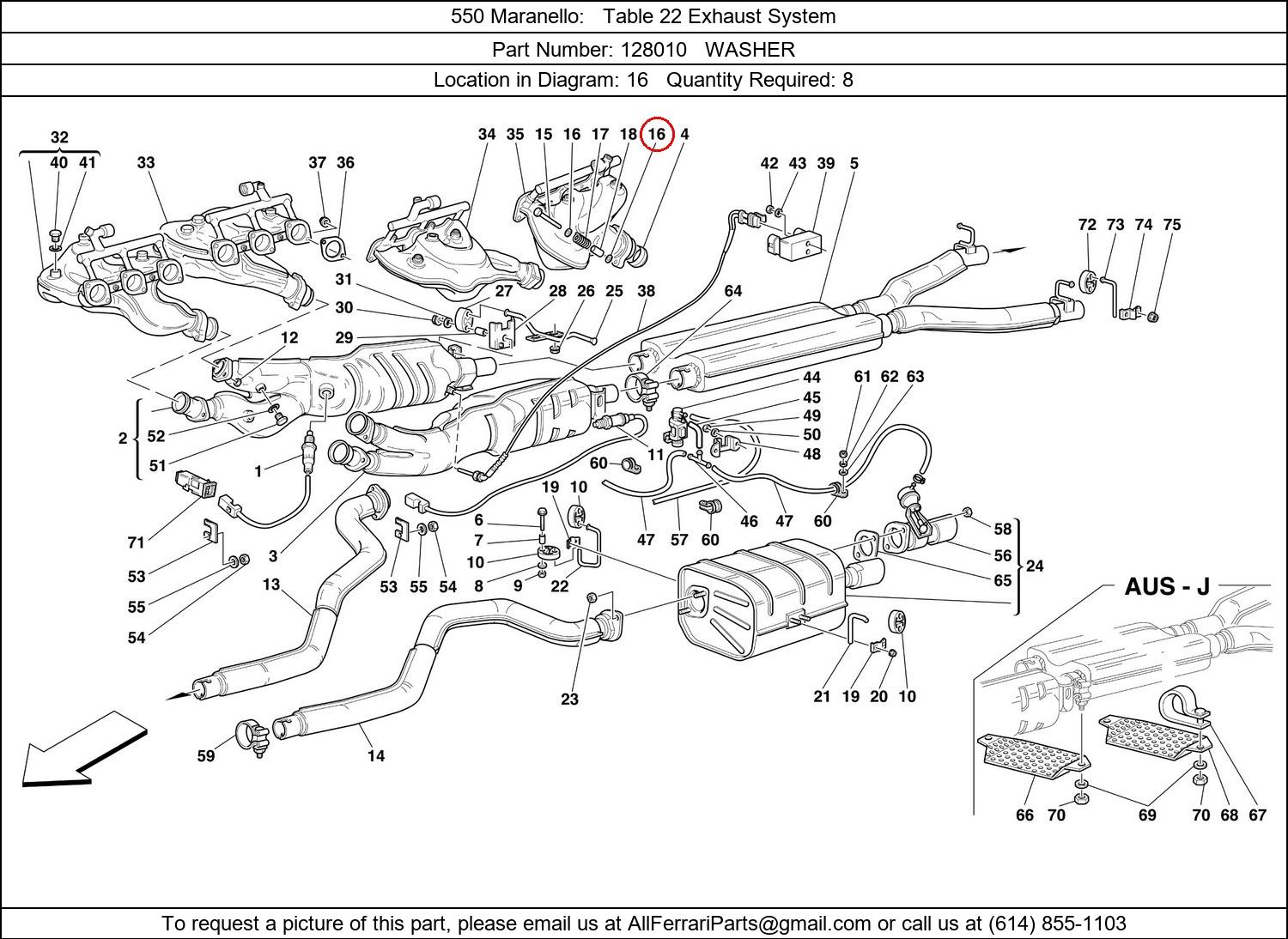 Ferrari Part 128010