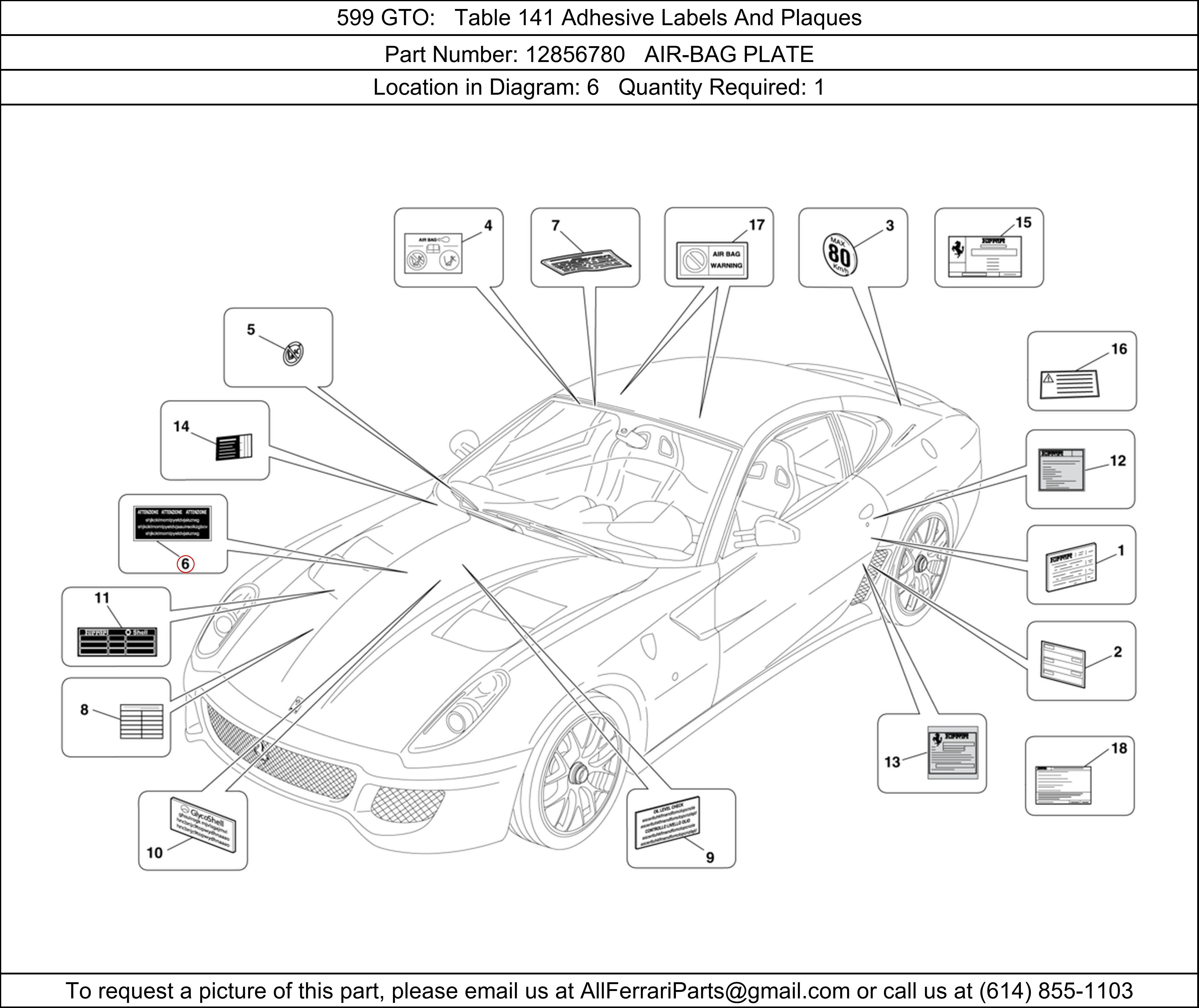 Ferrari Part 12856780