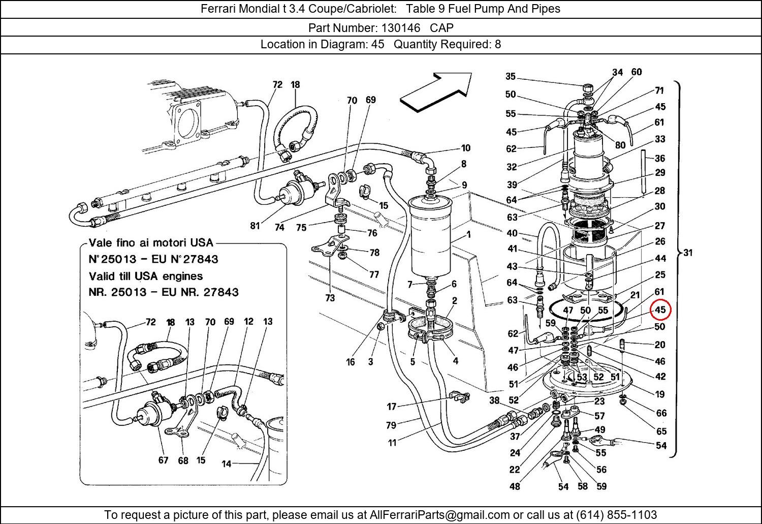 Ferrari Part 130146