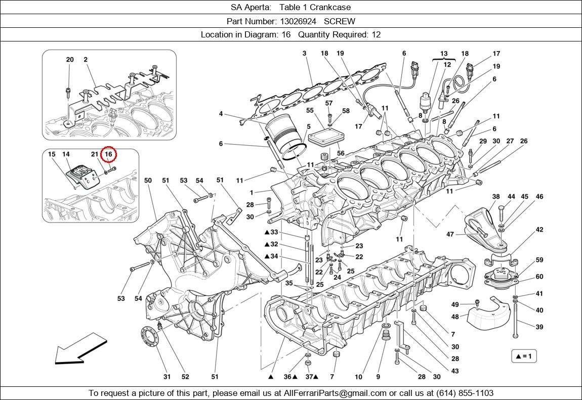 Ferrari Part 13026924