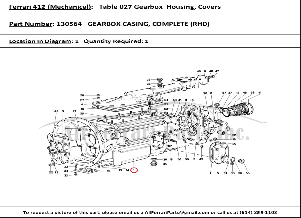 Ferrari Part 130564