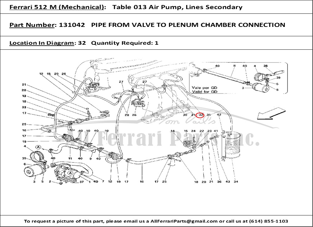 Ferrari Part 131042