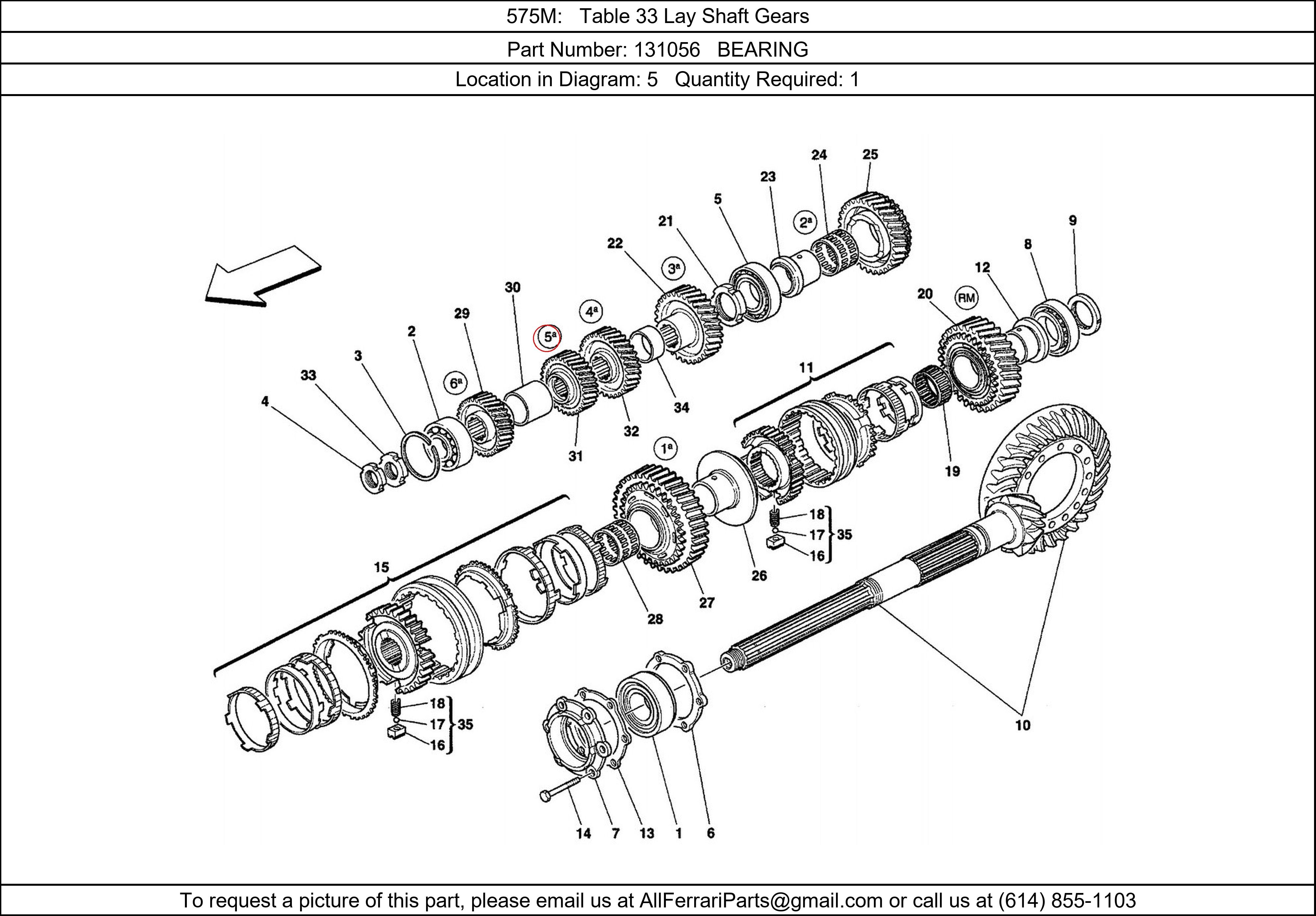 Ferrari Part 131056