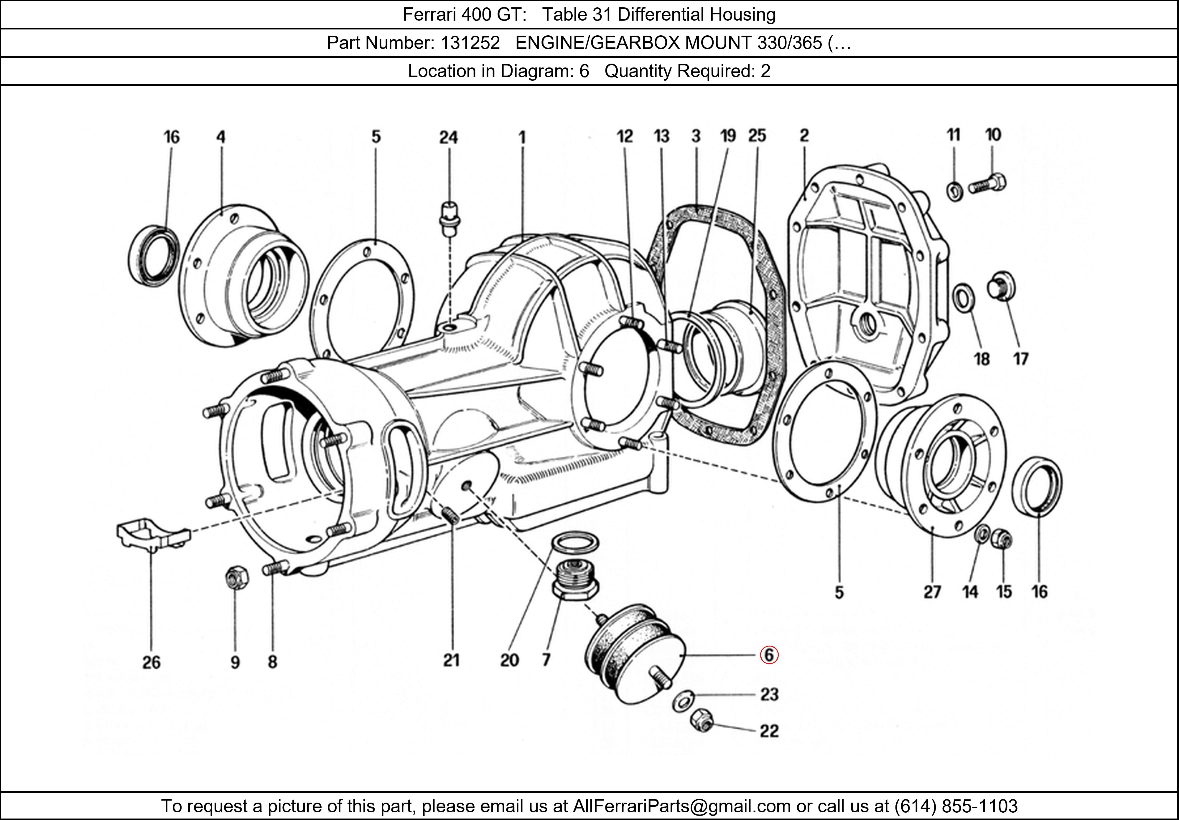 Ferrari Part 131252