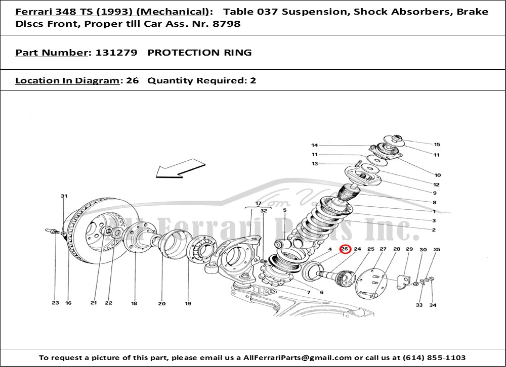 Ferrari Part 131279