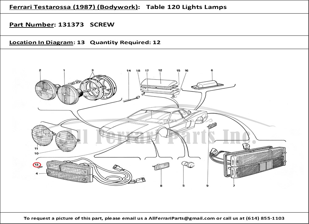 Ferrari Part 131373