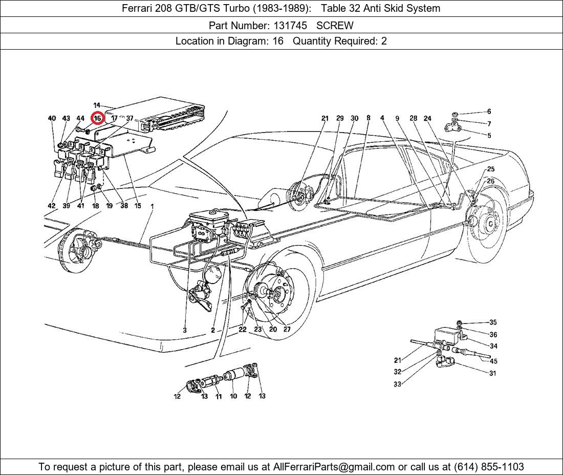 Ferrari Part 131745