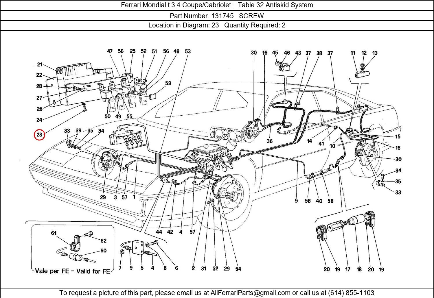 Ferrari Part 131745