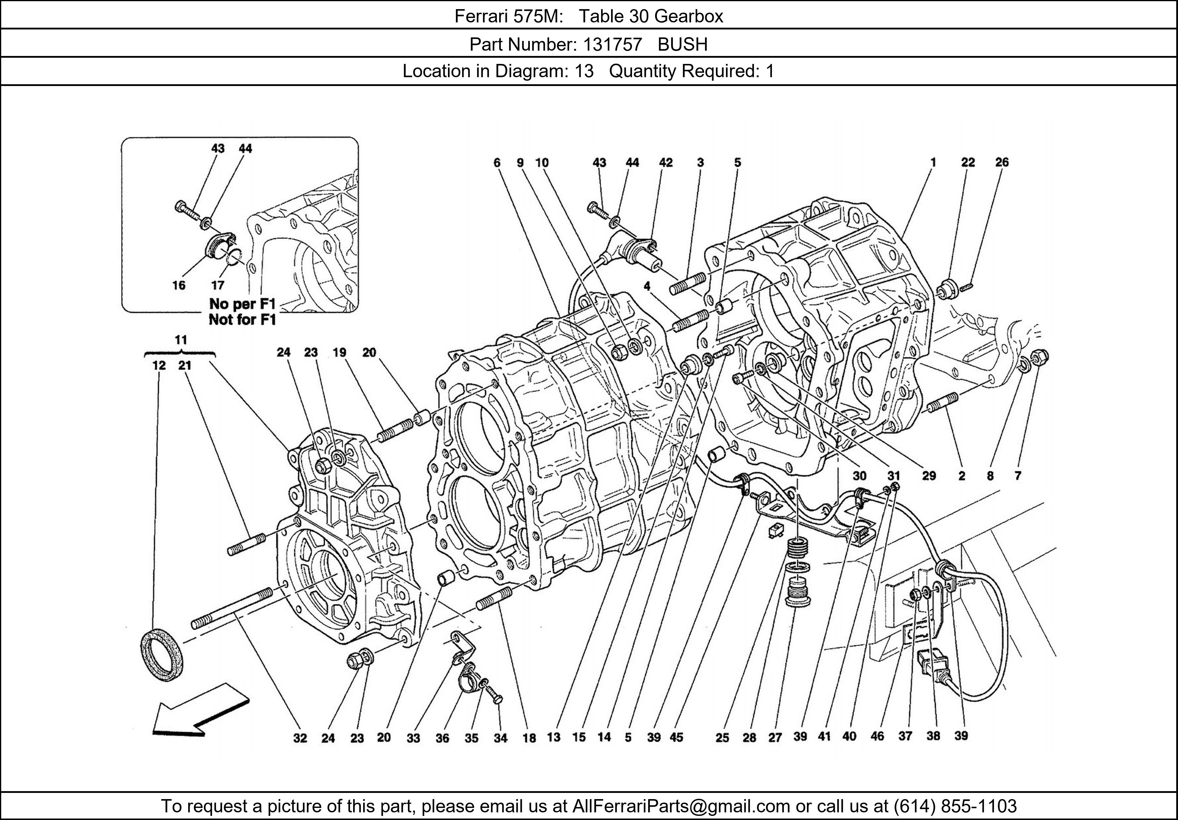 Ferrari Part 131757