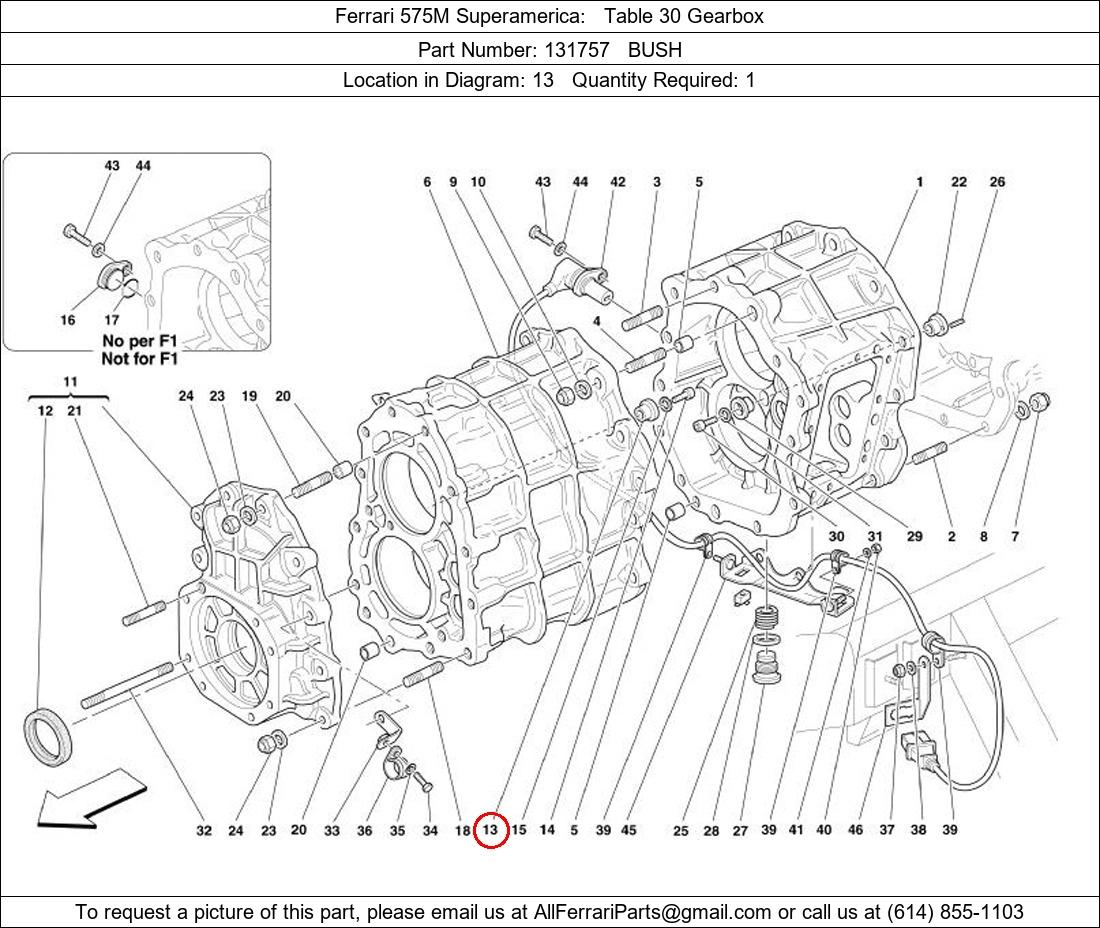 Ferrari Part 131757