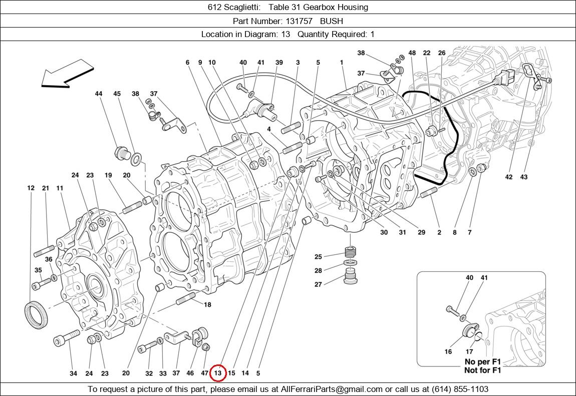 Ferrari Part 131757