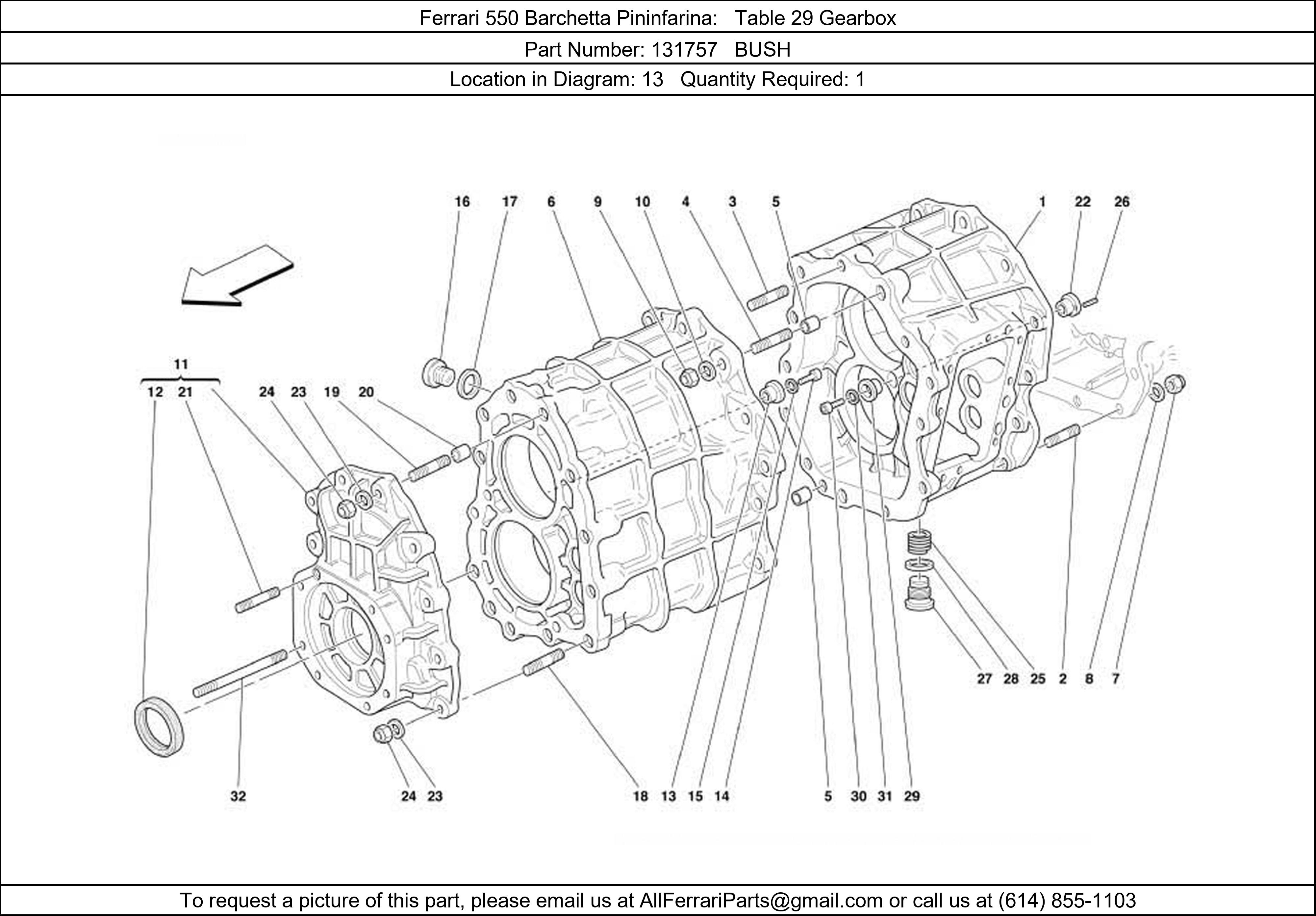 Ferrari Part 131757