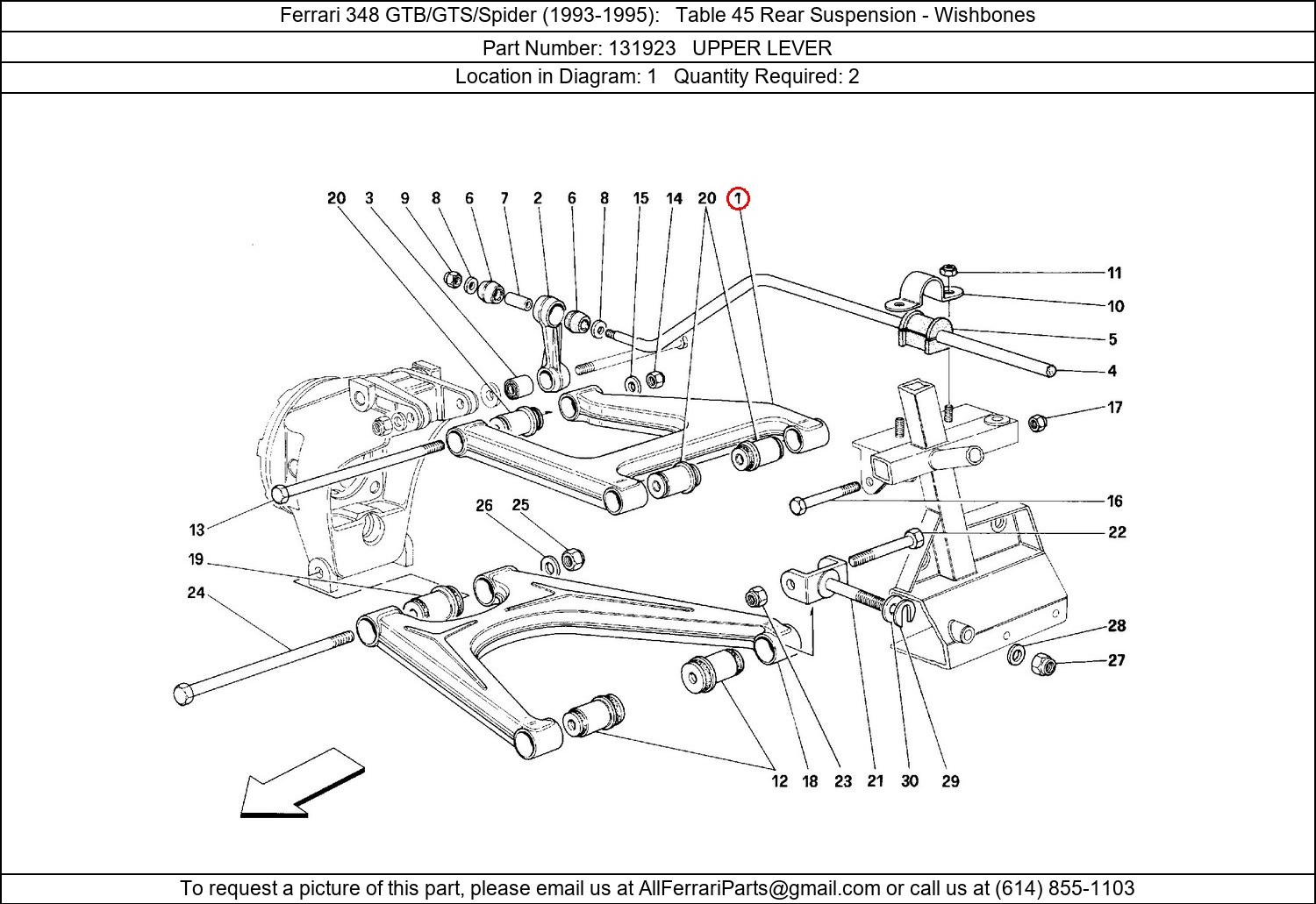 Ferrari Part 131923