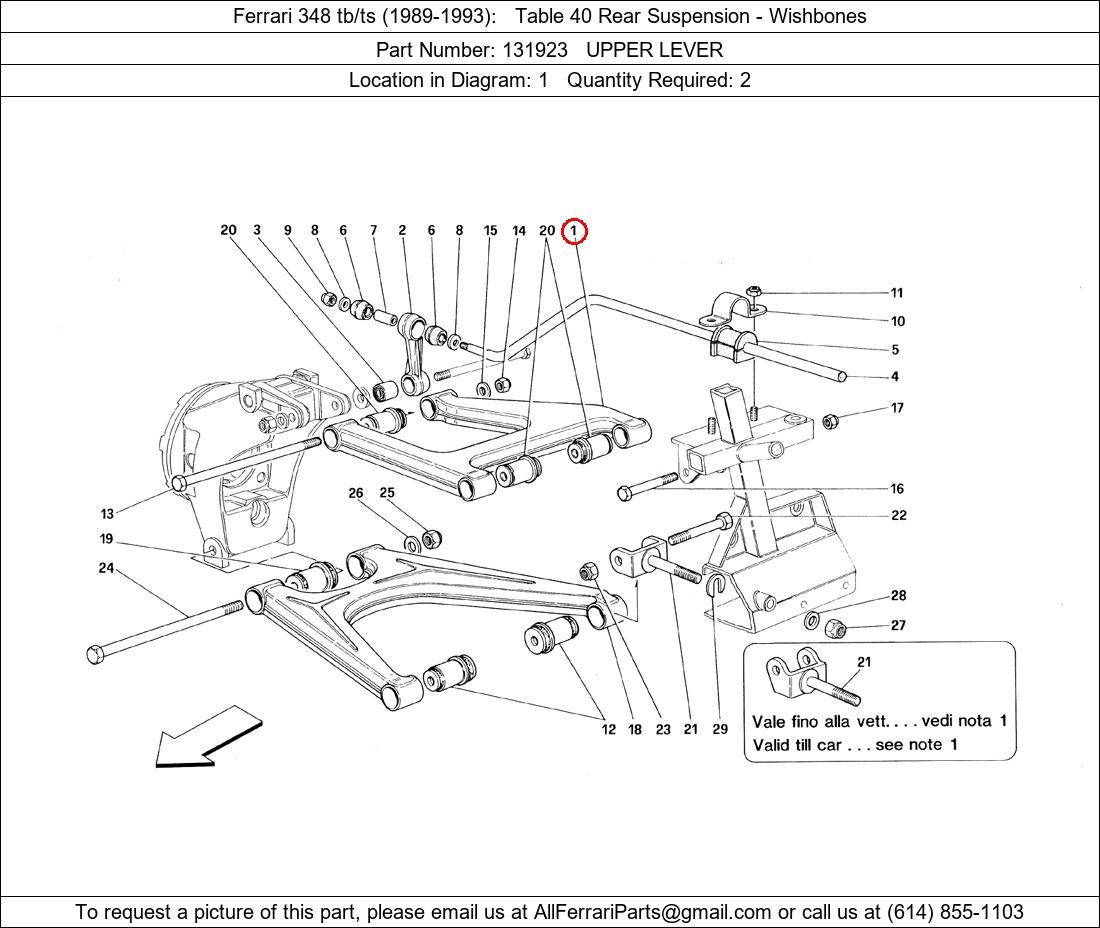 Ferrari Part 131923