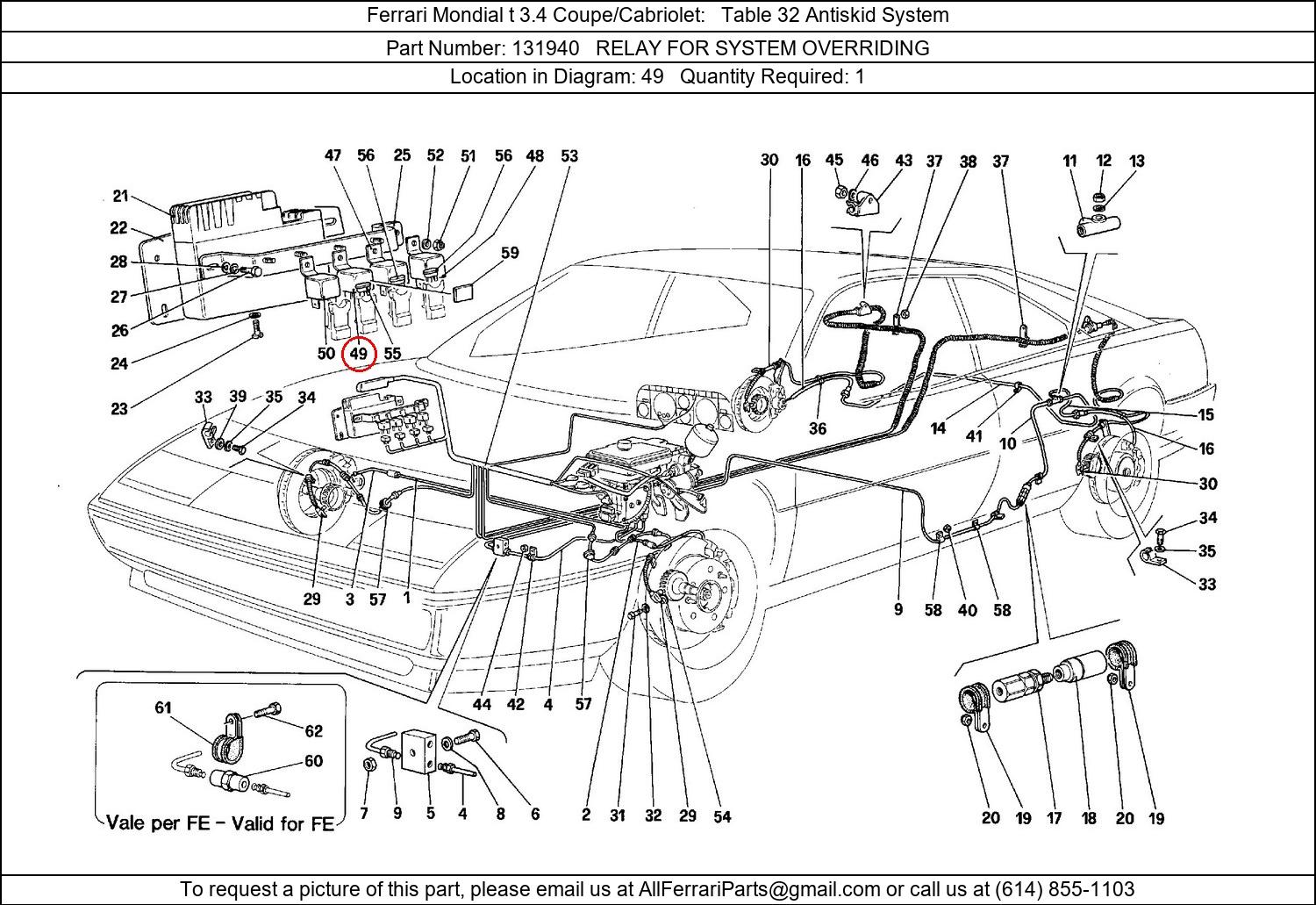 Ferrari Part 131940