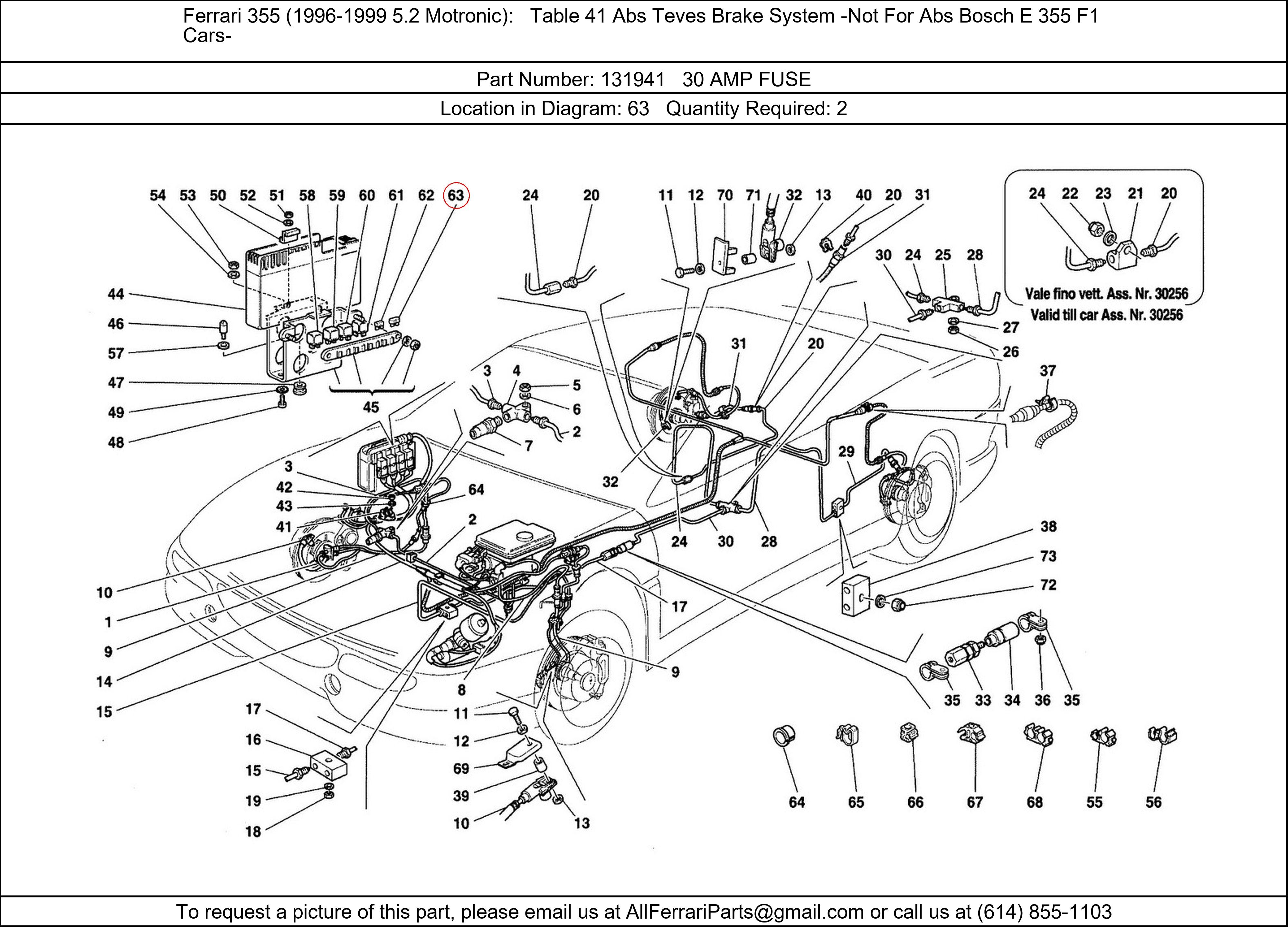 Ferrari Part 131941