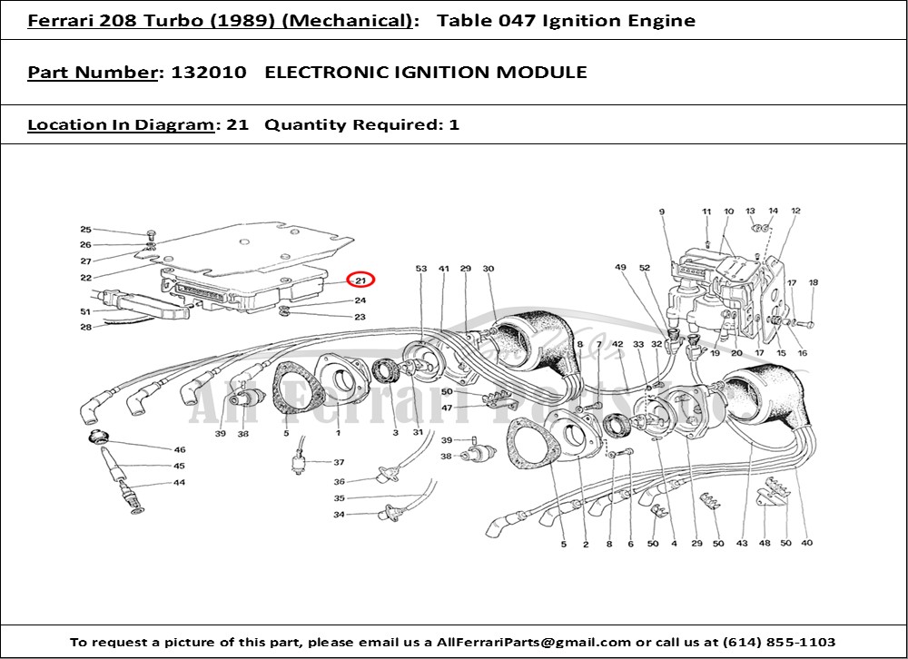 Ferrari Part 132010