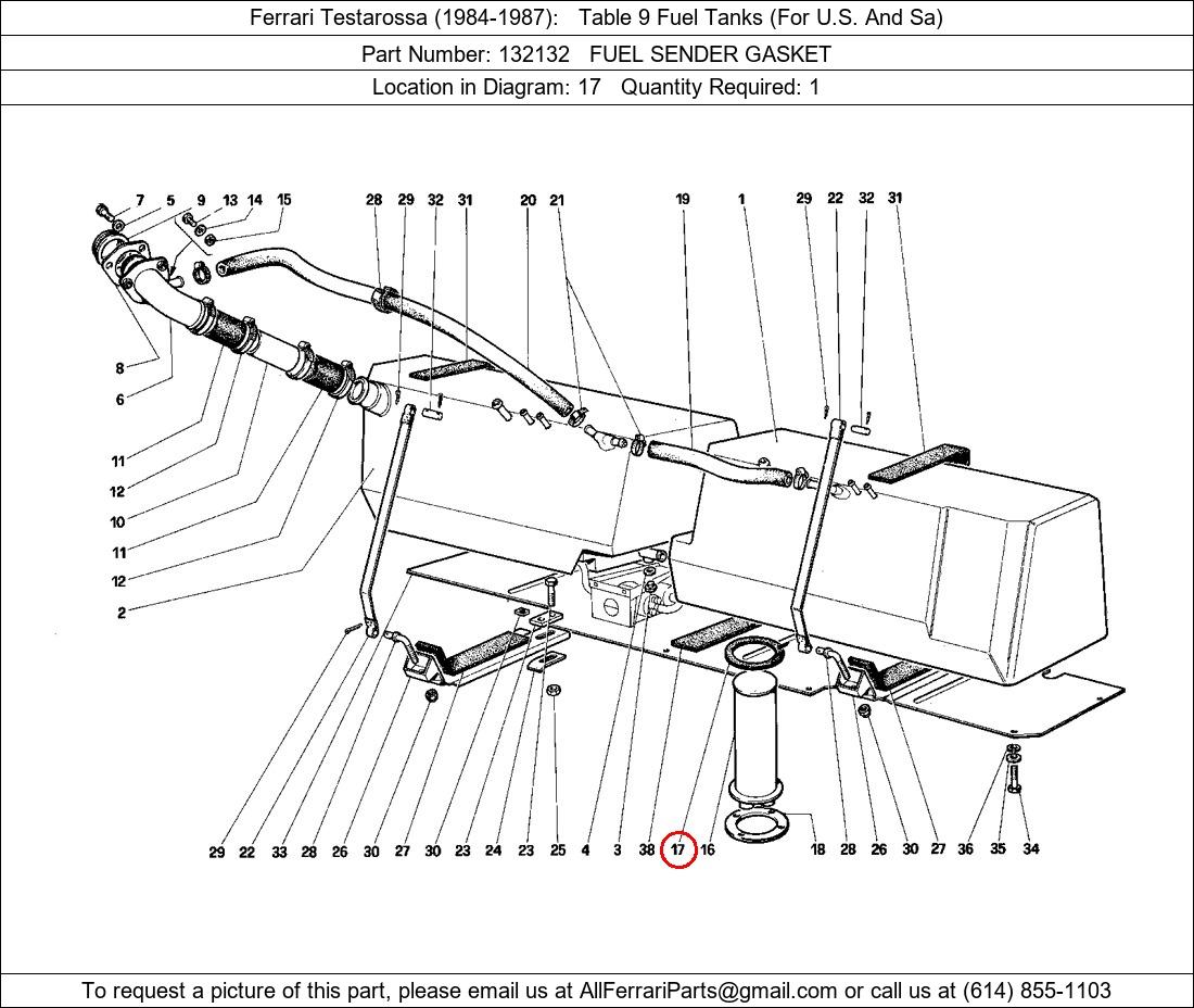 Ferrari Part 132132