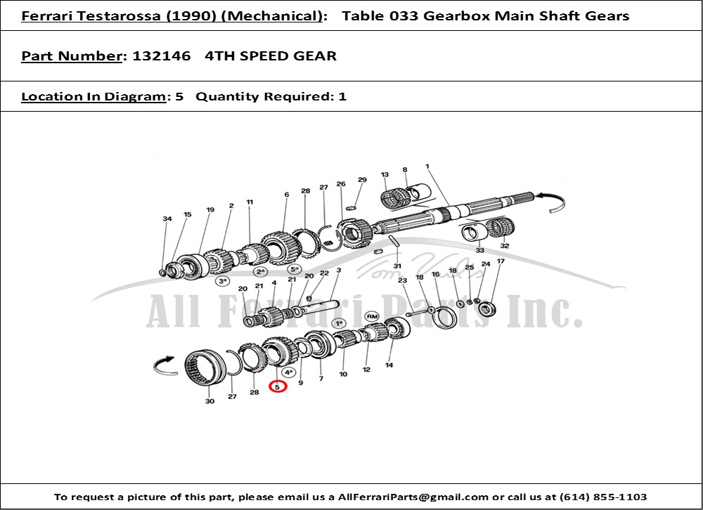 Ferrari Part 132146