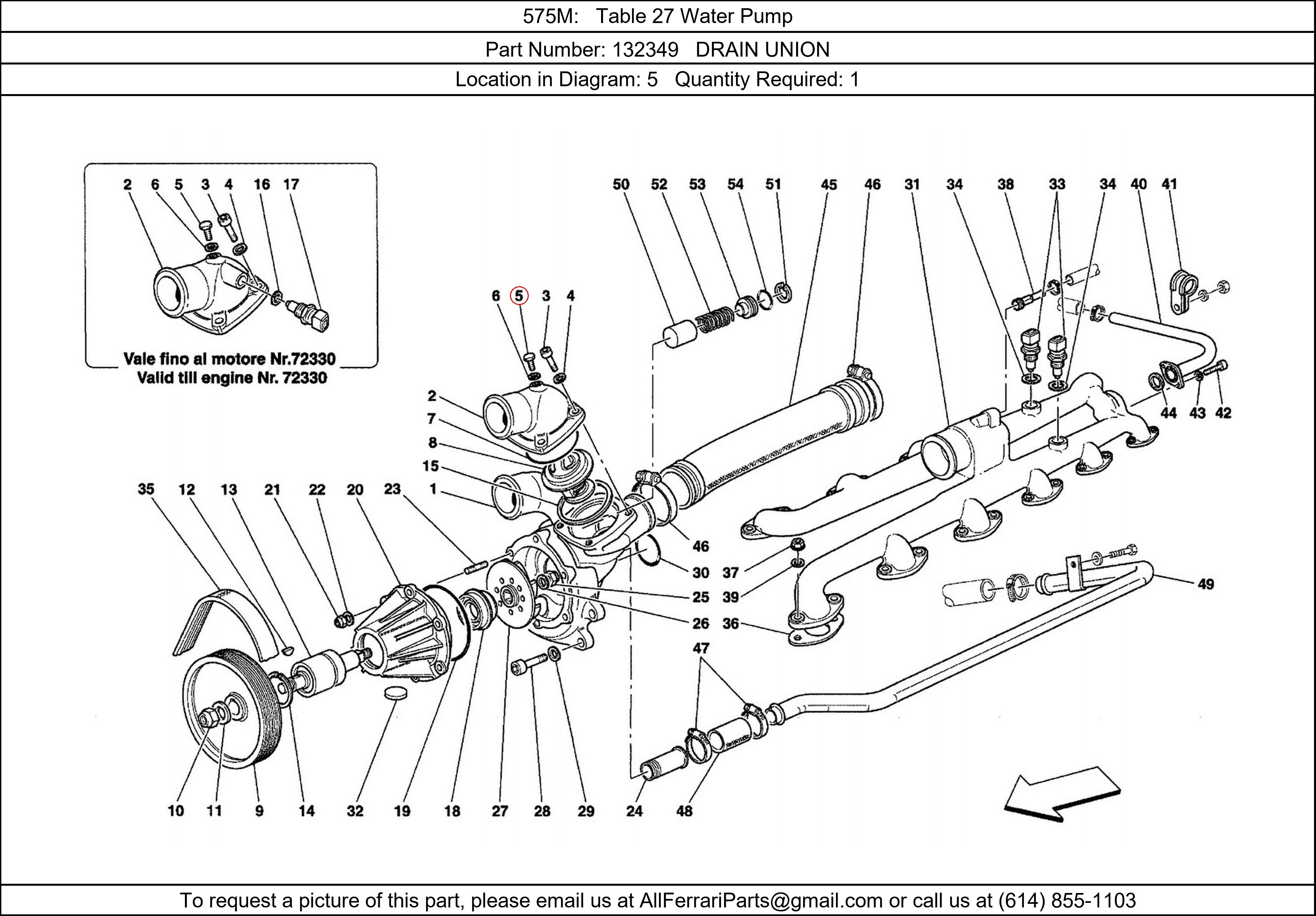 Ferrari Part 132349