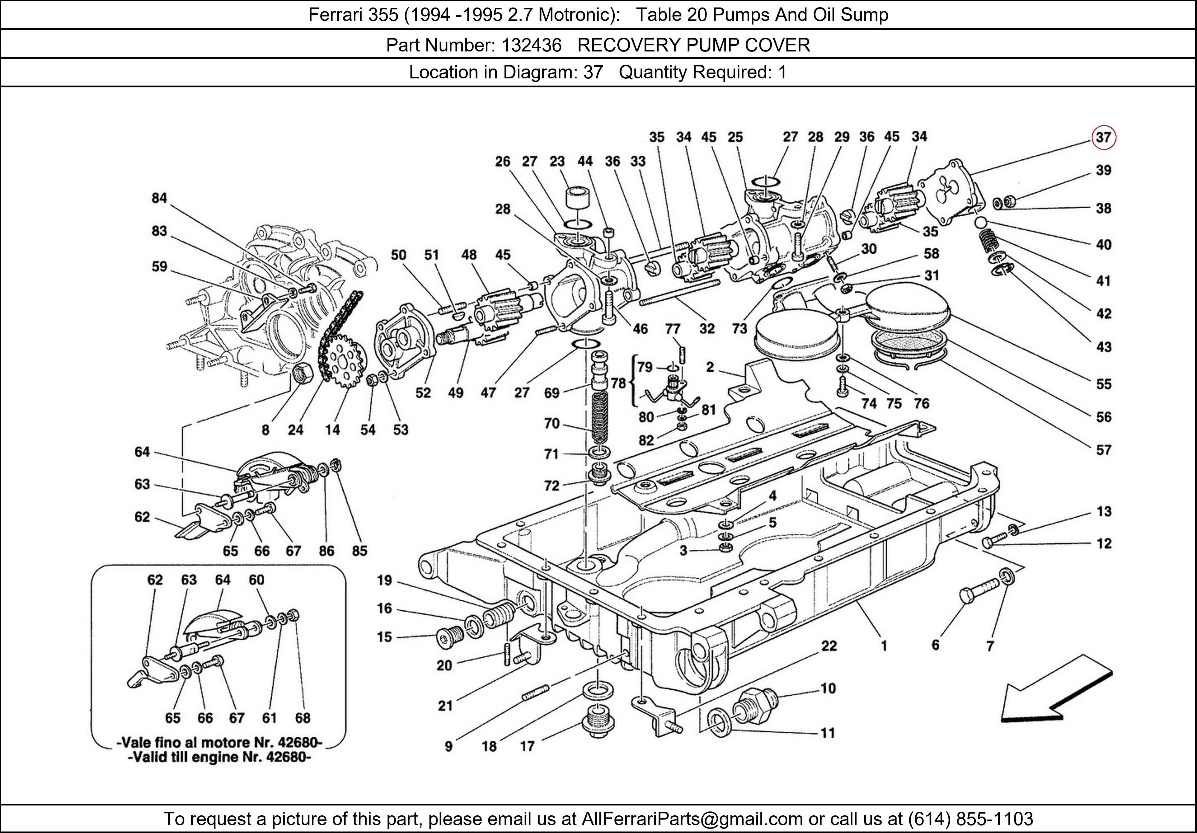 Ferrari Part 132436