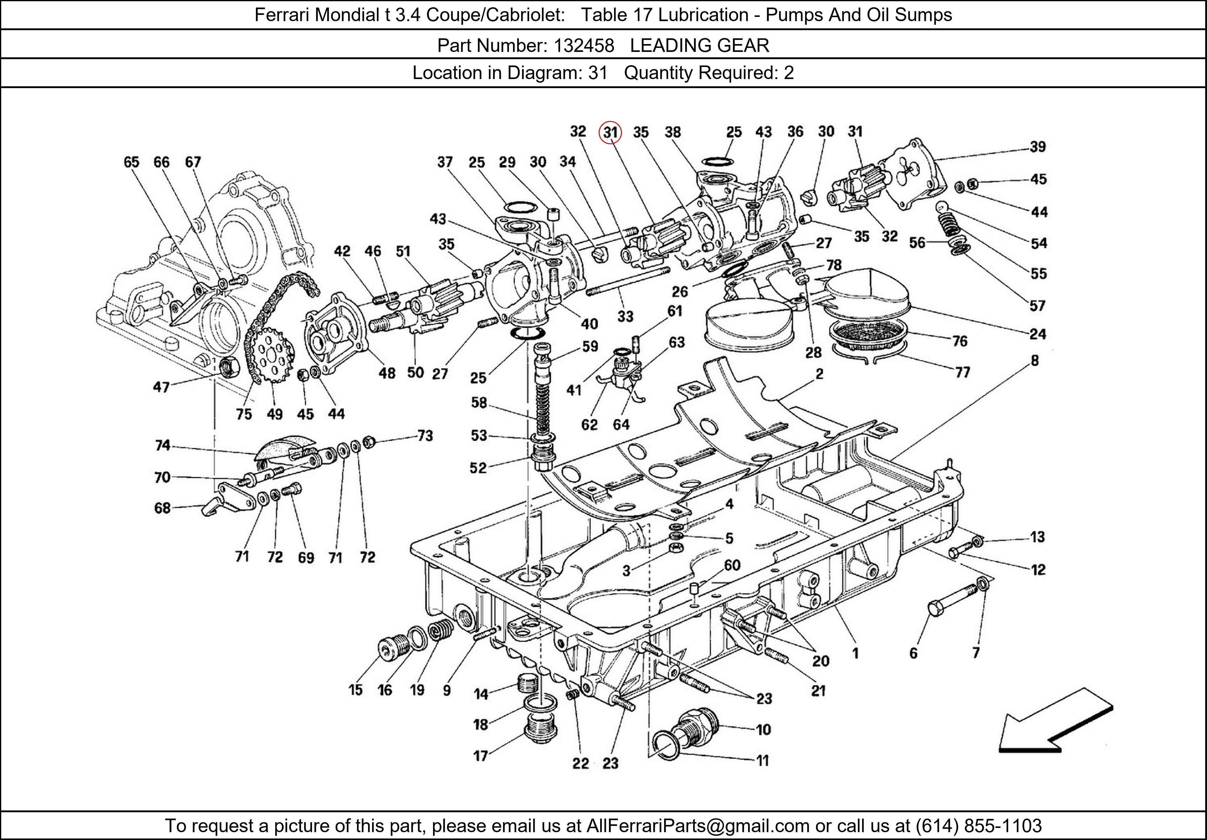 Ferrari Part 132458