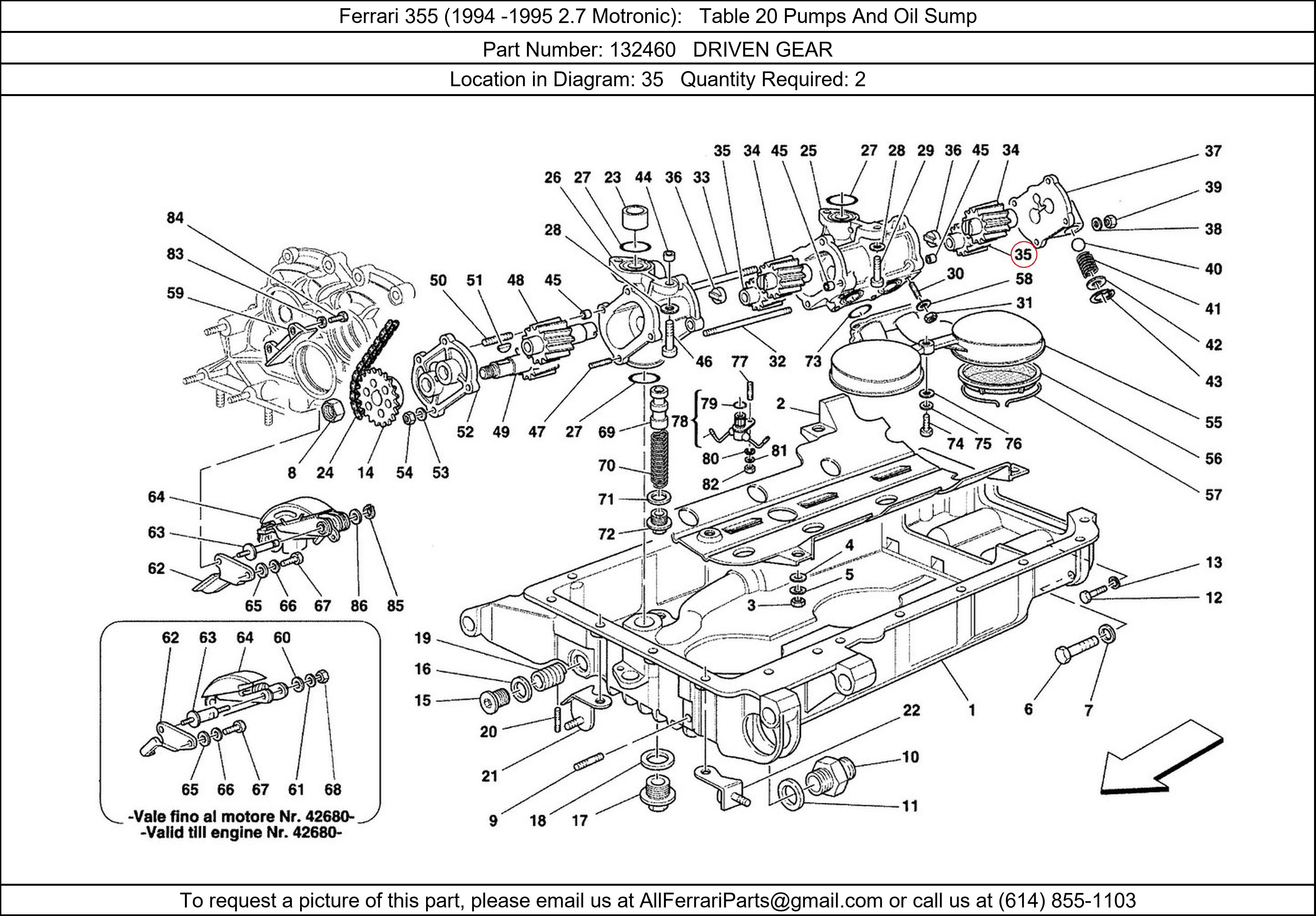 Ferrari Part 132460