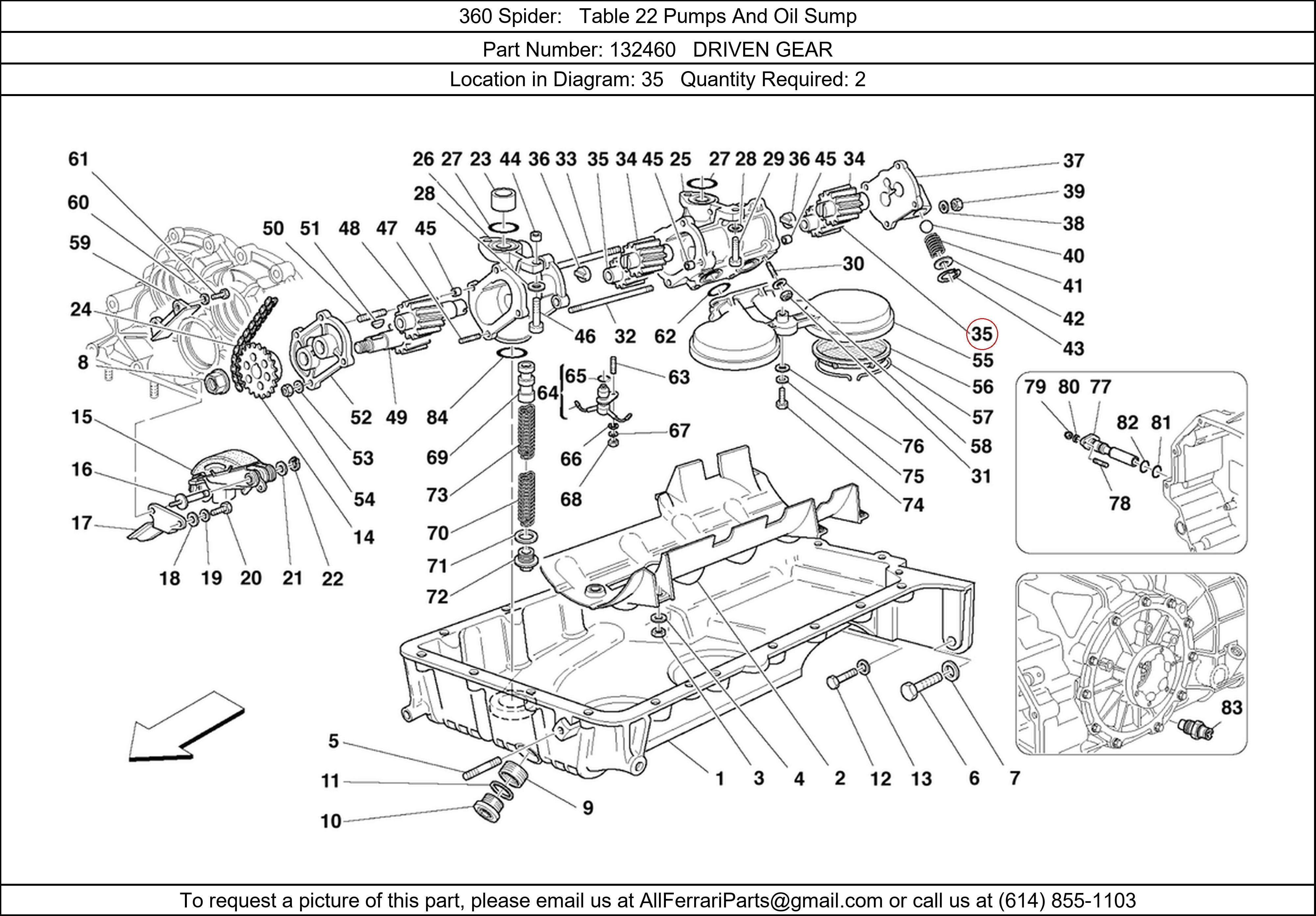 Ferrari Part 132460