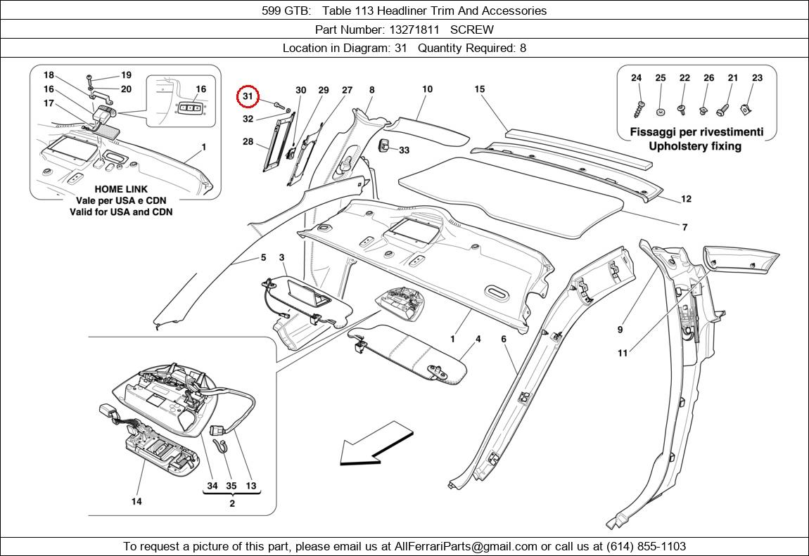 Ferrari Part 13271811