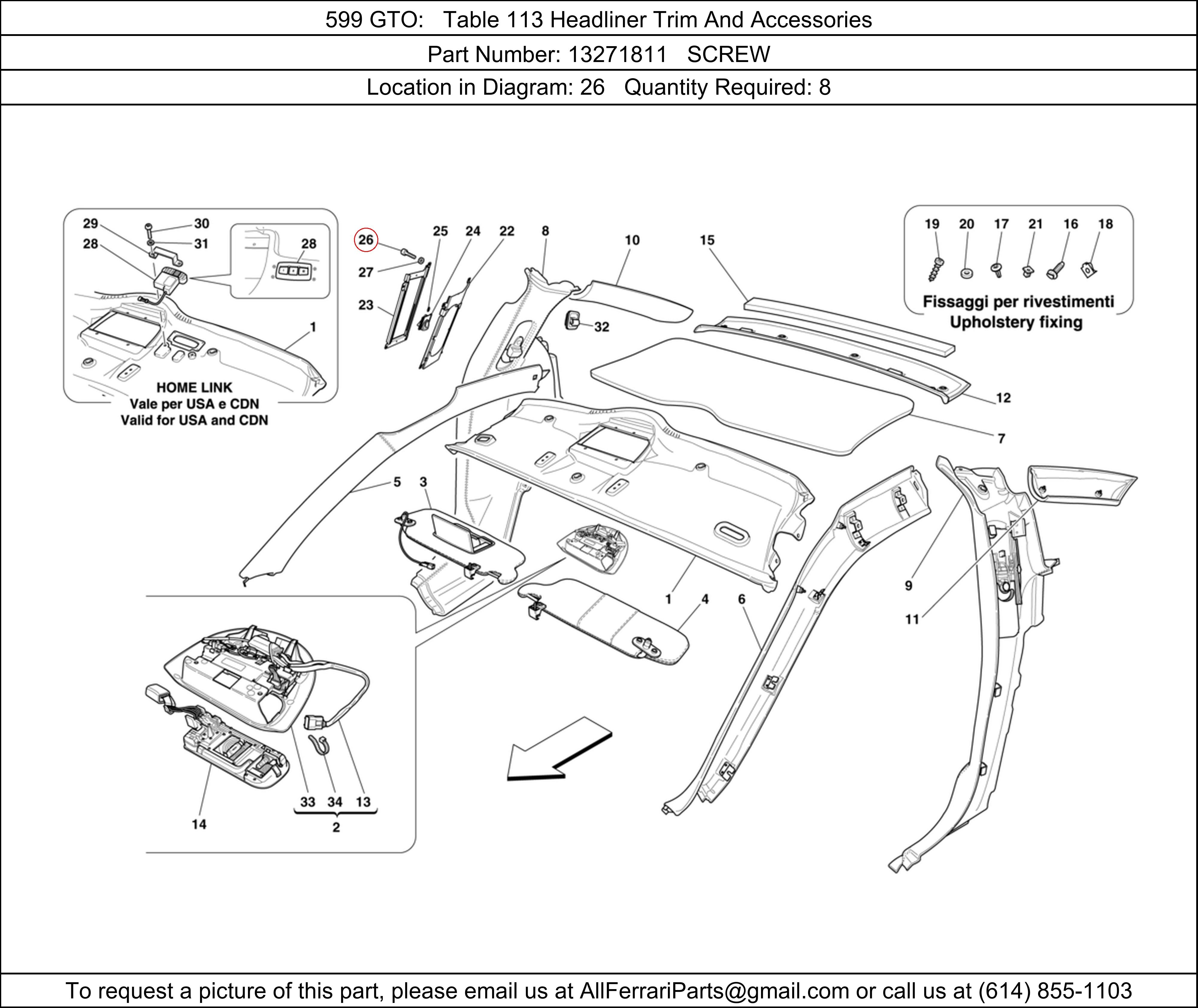 Ferrari Part 13271811