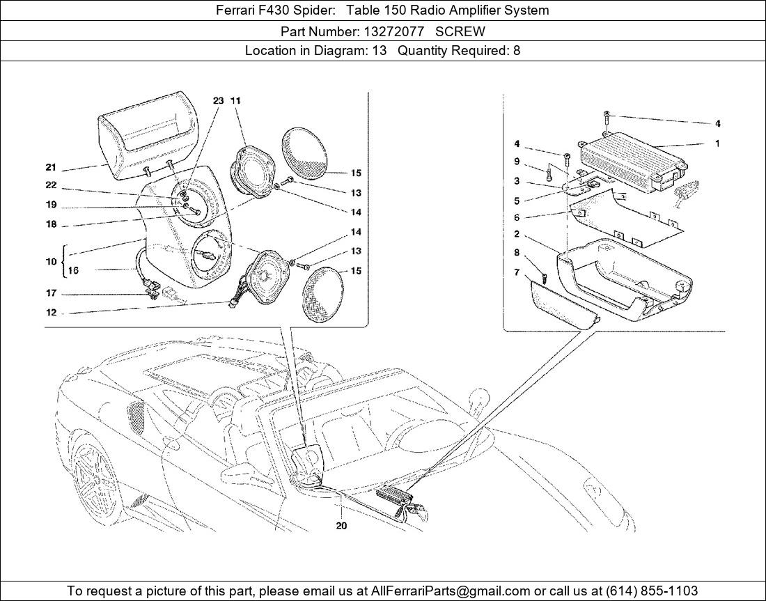 Ferrari Part 13272077