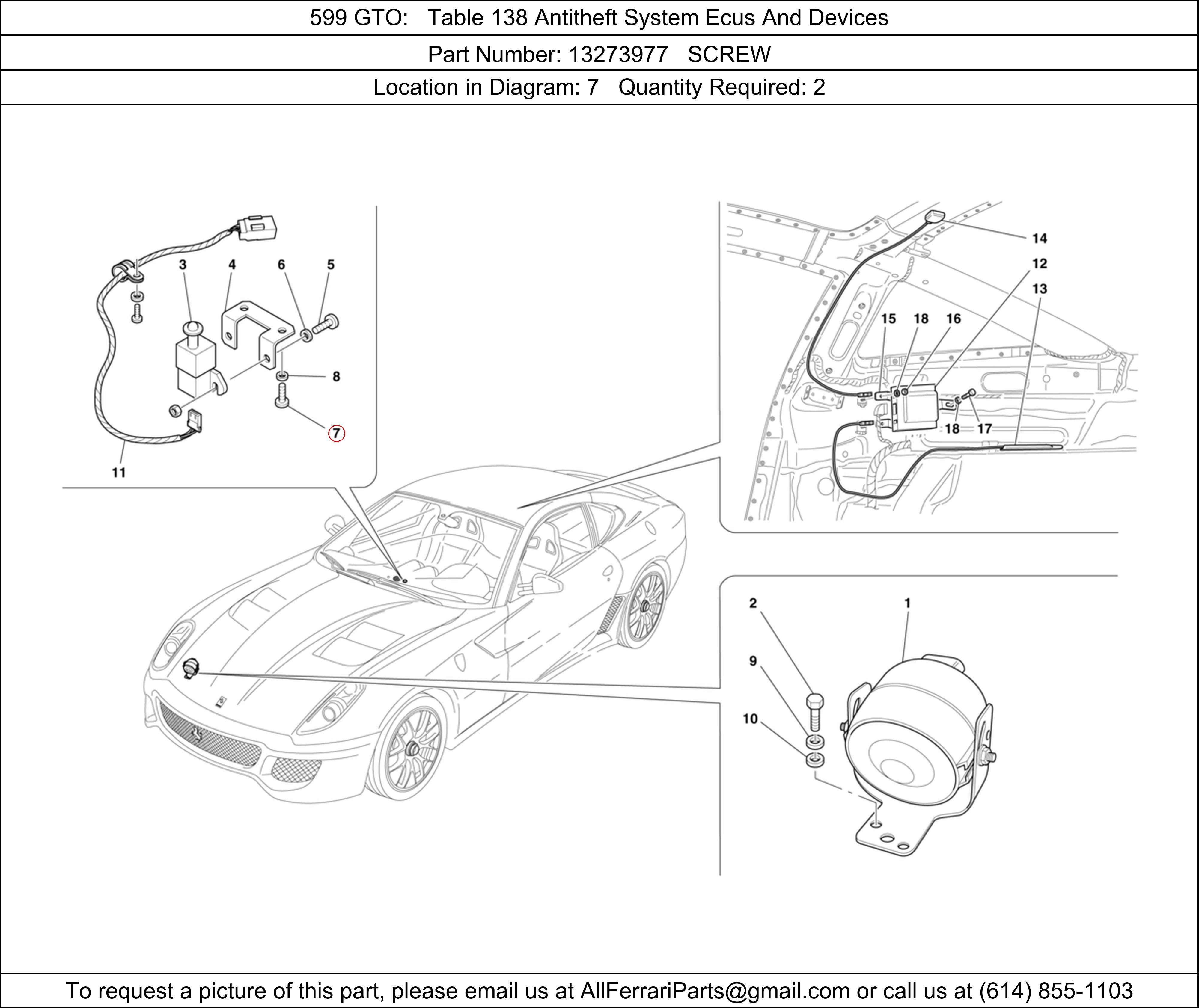 Ferrari Part 13273977