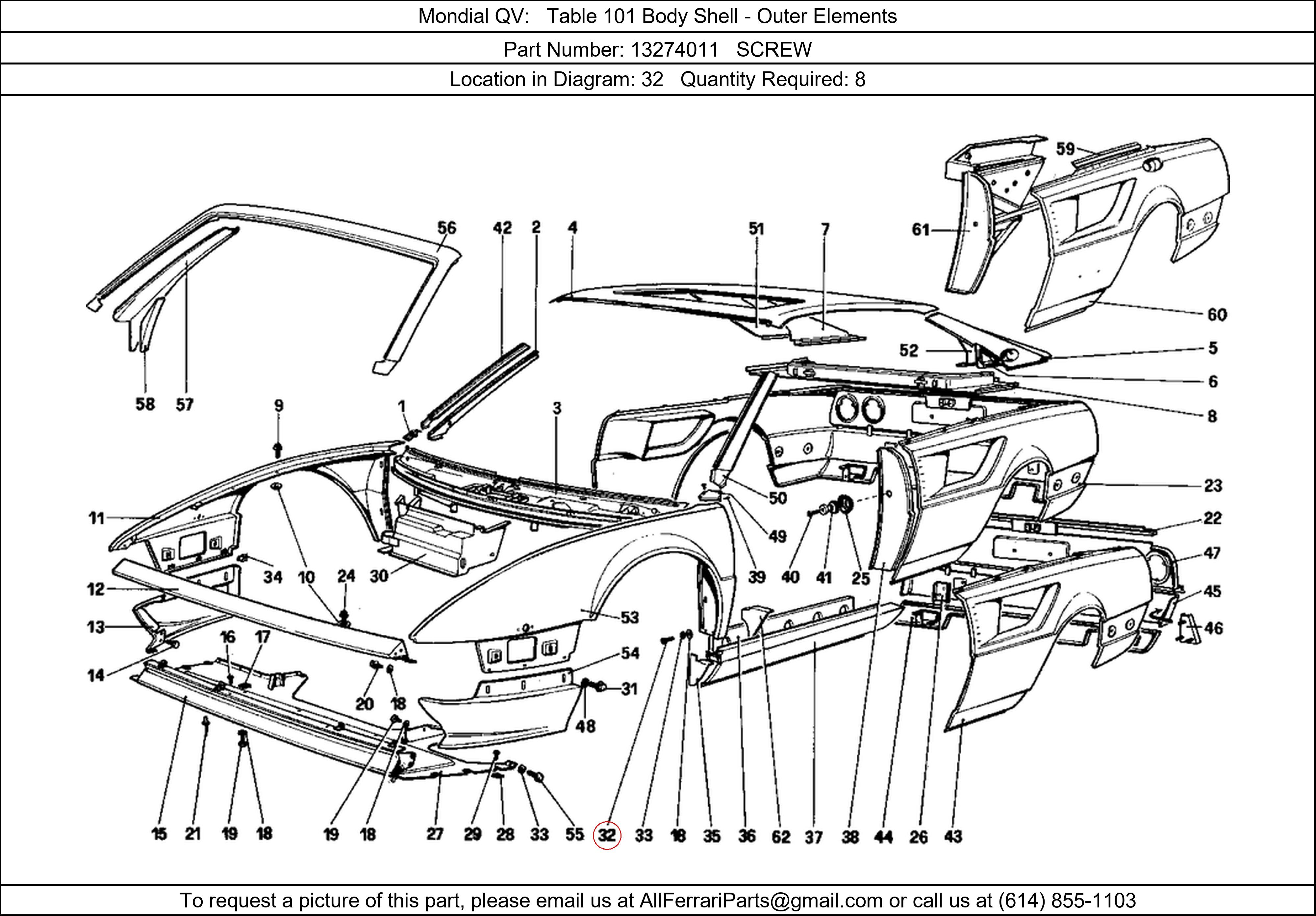 Ferrari Part 13274011