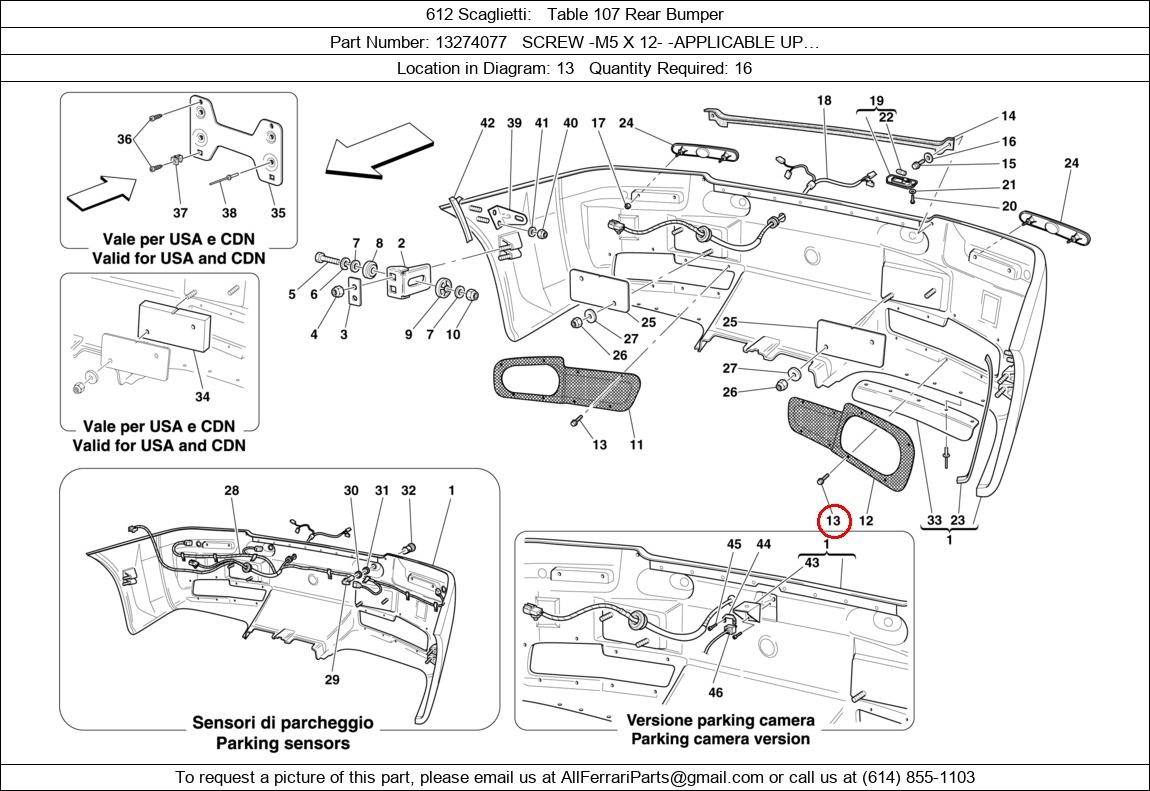 Ferrari Part 13274077