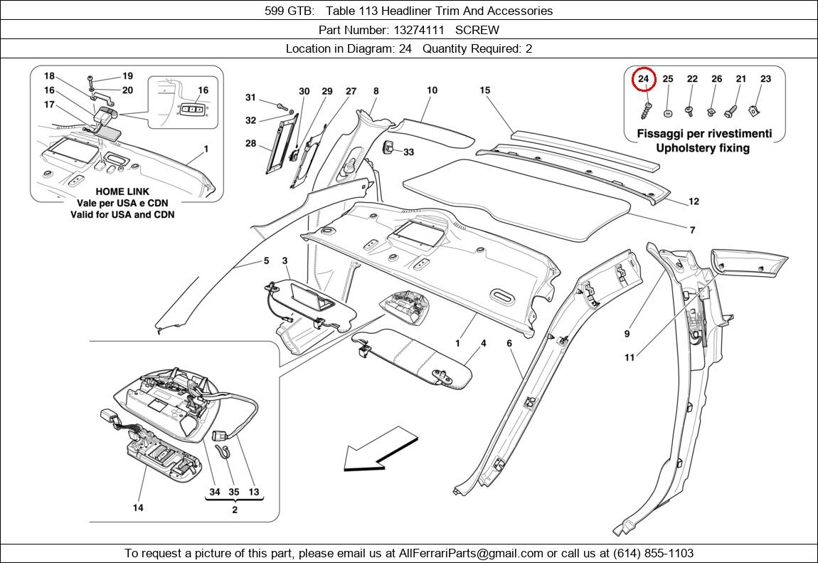 Ferrari Part 13274111