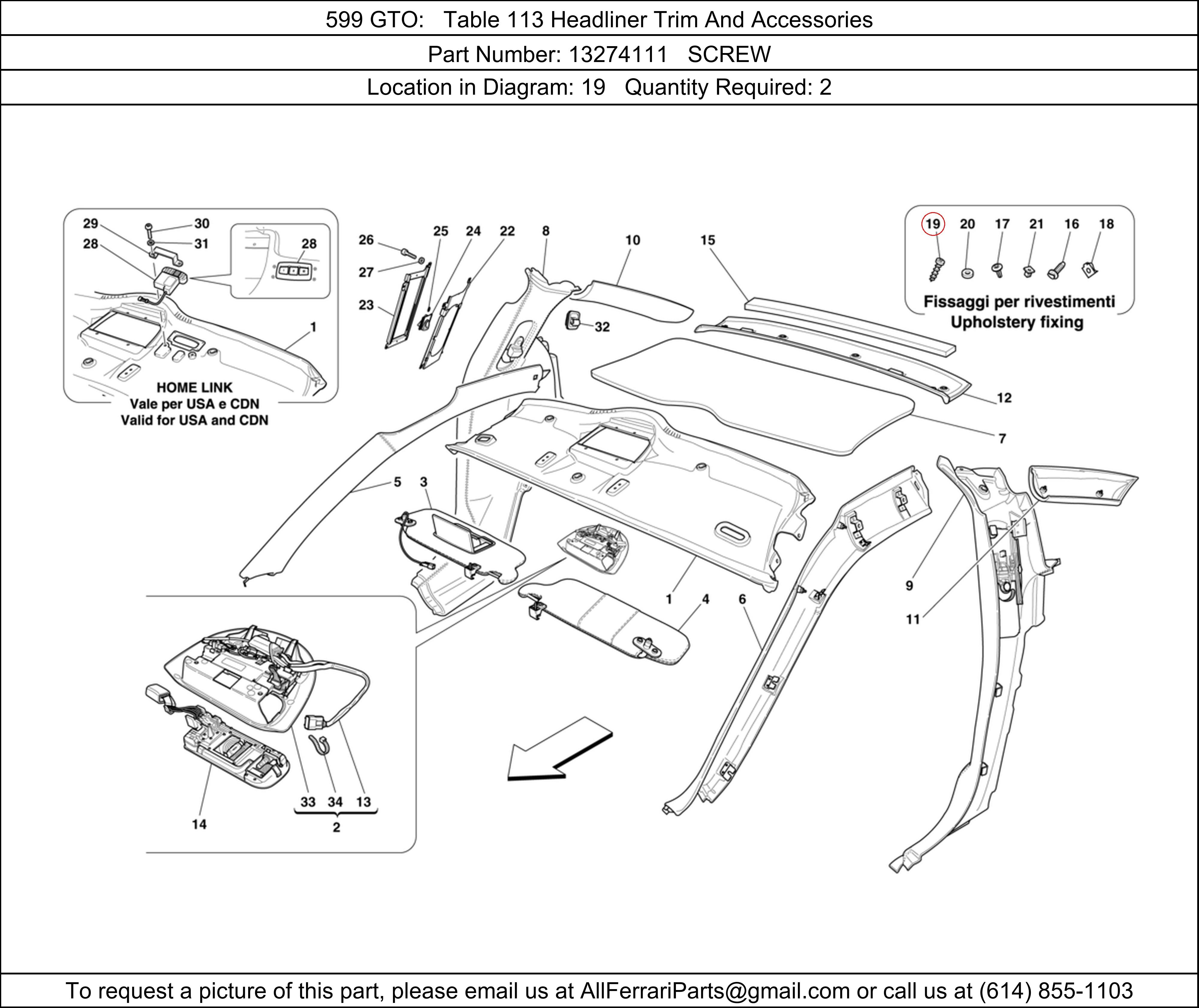 Ferrari Part 13274111