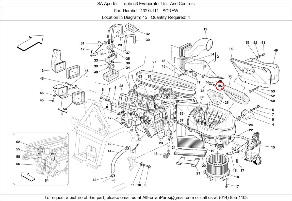 Ferrari Part 13274111