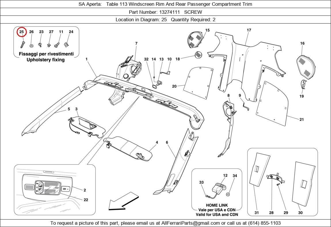 Ferrari Part 13274111