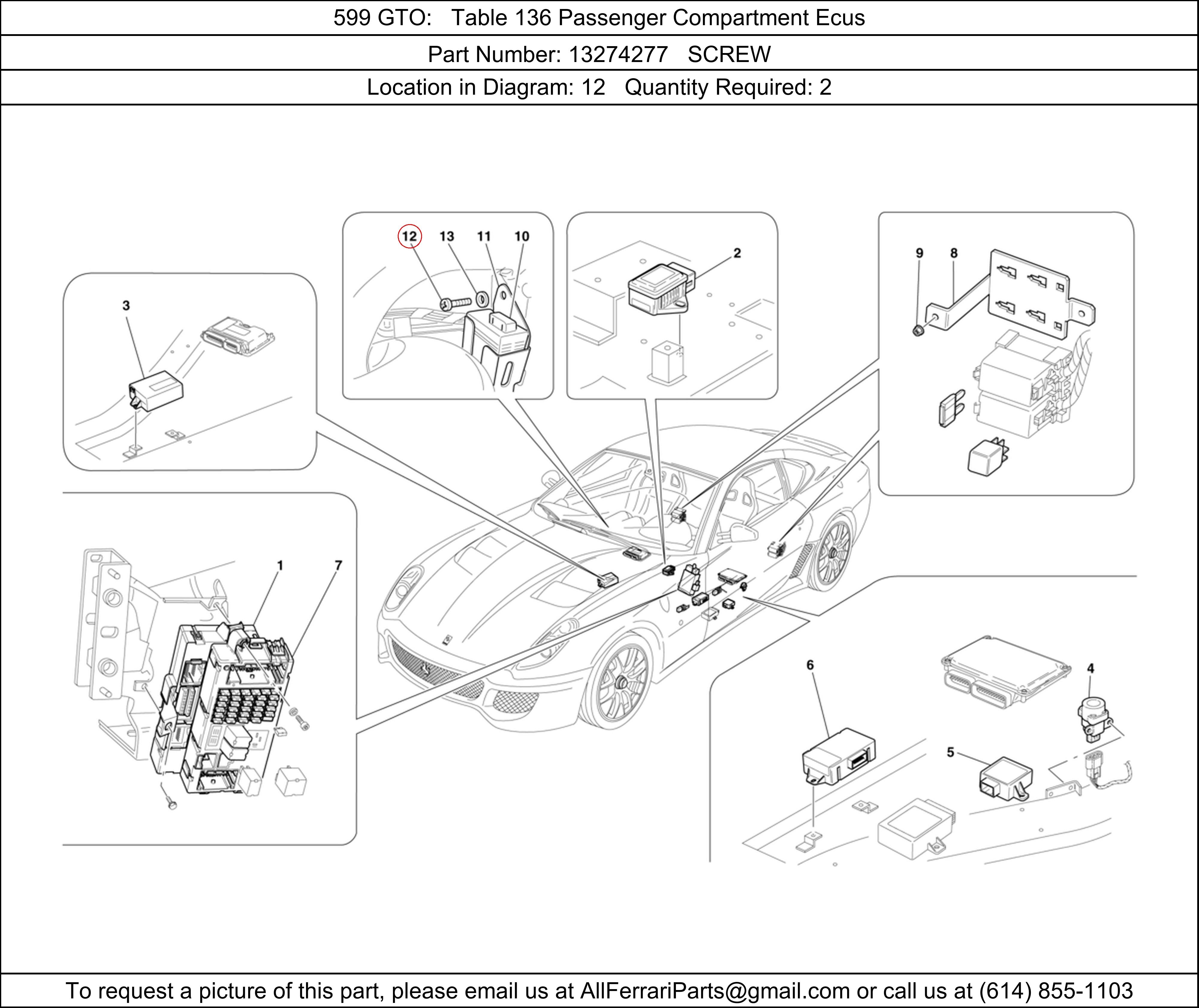 Ferrari Part 13274277